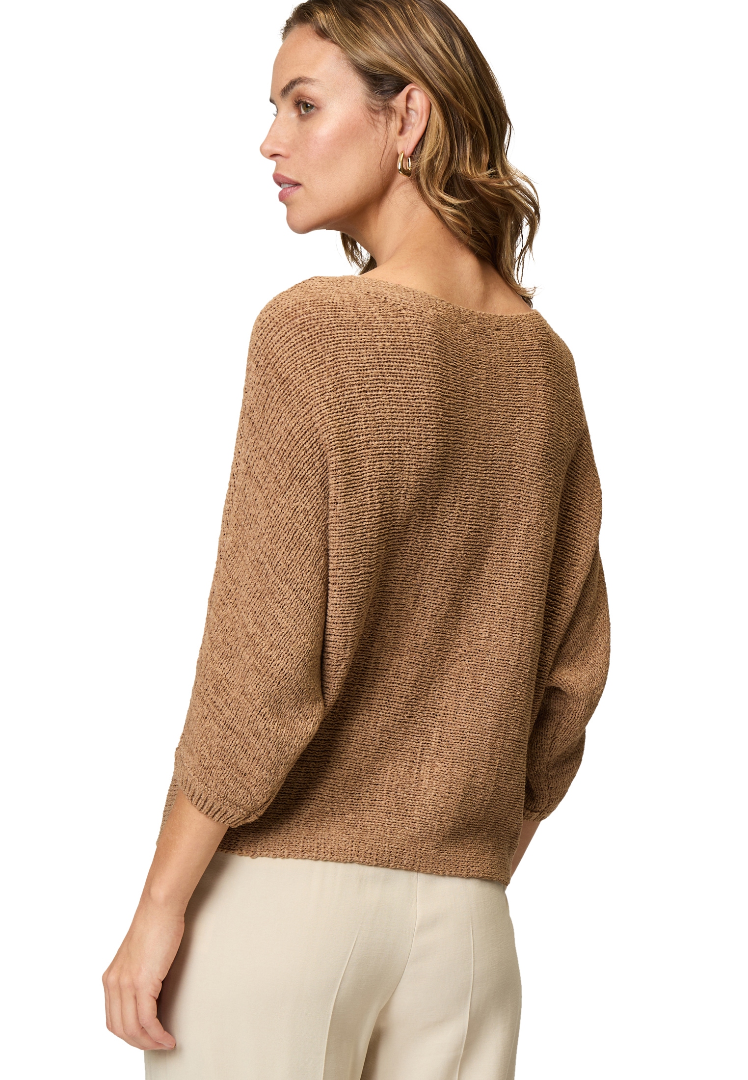 Zero Strickpullover »Strickpullover mit Dreiviertelarm«