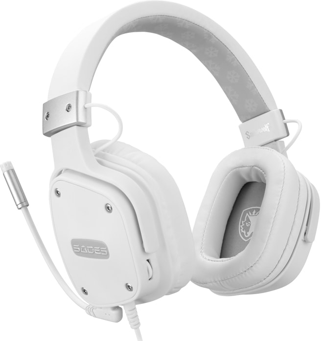 Sades Gaming-Headset »Snowwolf ➥ UNIVERSAL Garantie abnehmbar Jahre 3 XXL | Mikrofon SA-722S«