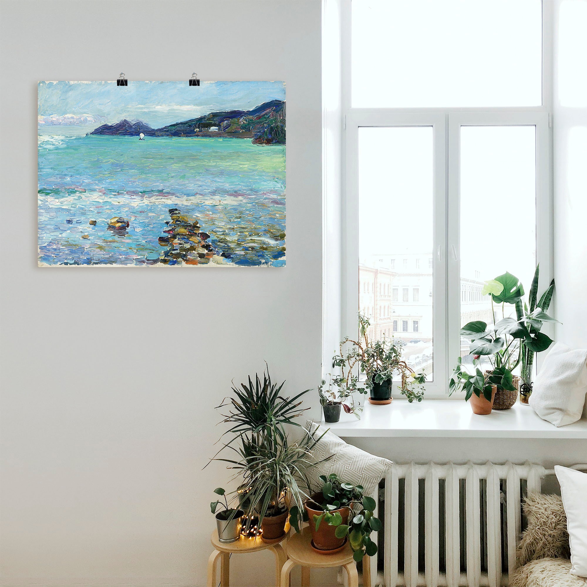 Artland Poster »Rapallo, Blick auf Portofino. Um 1906« Meer Bilder 1 Stk. tlg. ohne Rahmen