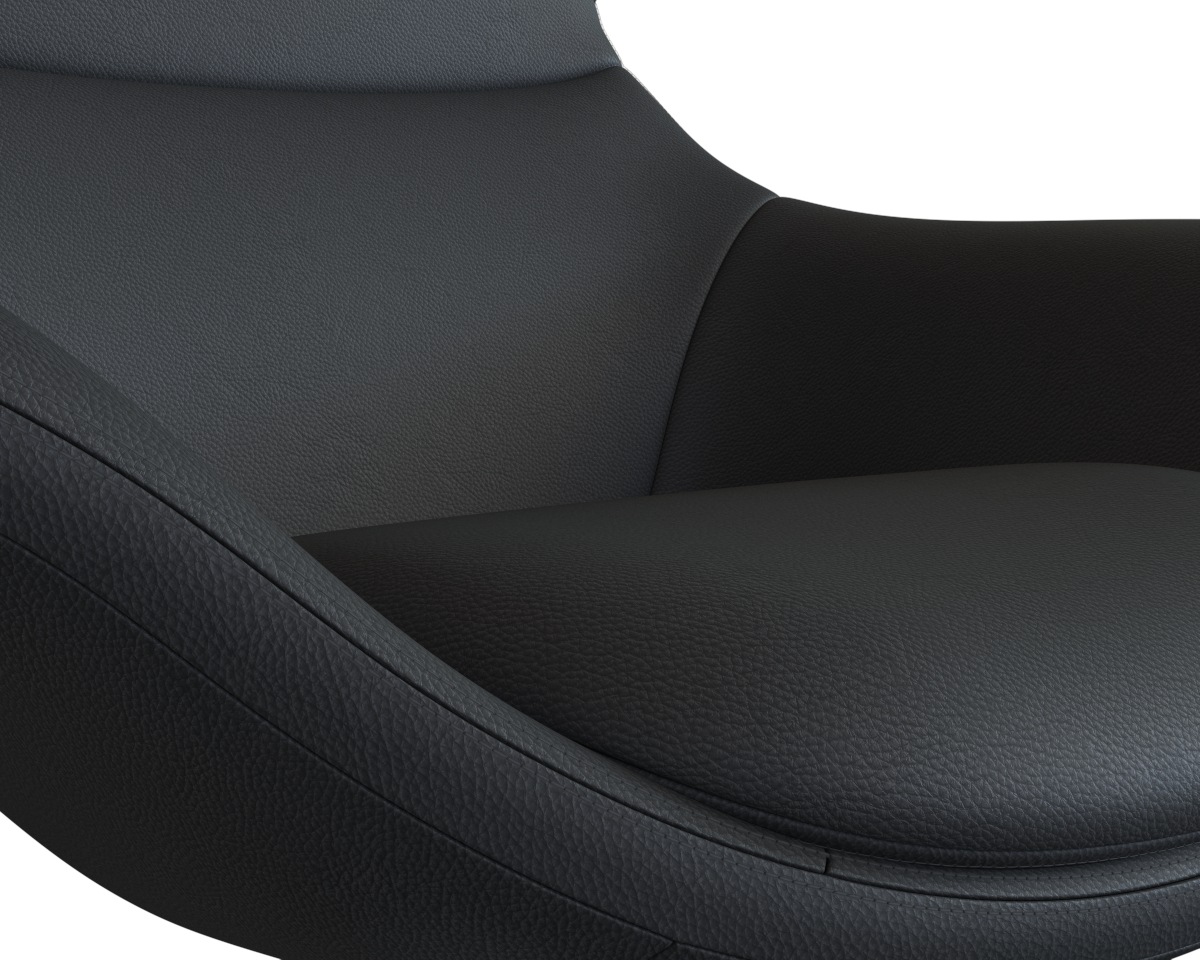 FLEXLUX Ohrensessel »Stilo Relaxsessel, TV-Sessel«, Solitär, Stil-Ikone, drehbar, Fuß Aluminium
