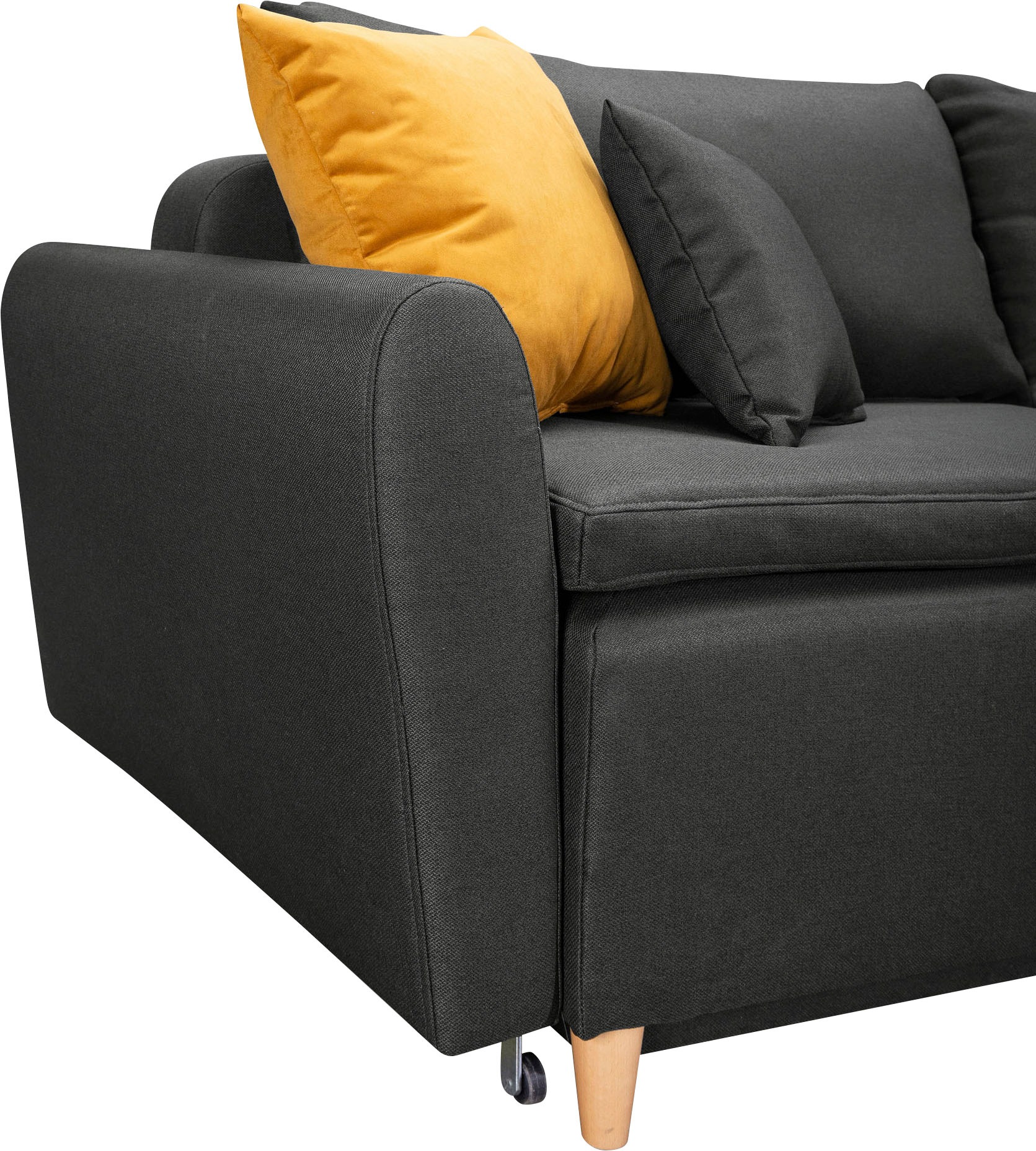 INOSIGN Schlafsofa »Anika«, mit Boxspringaufbau, Bettfunktion & Bettkasten, Dauerschlafsofa