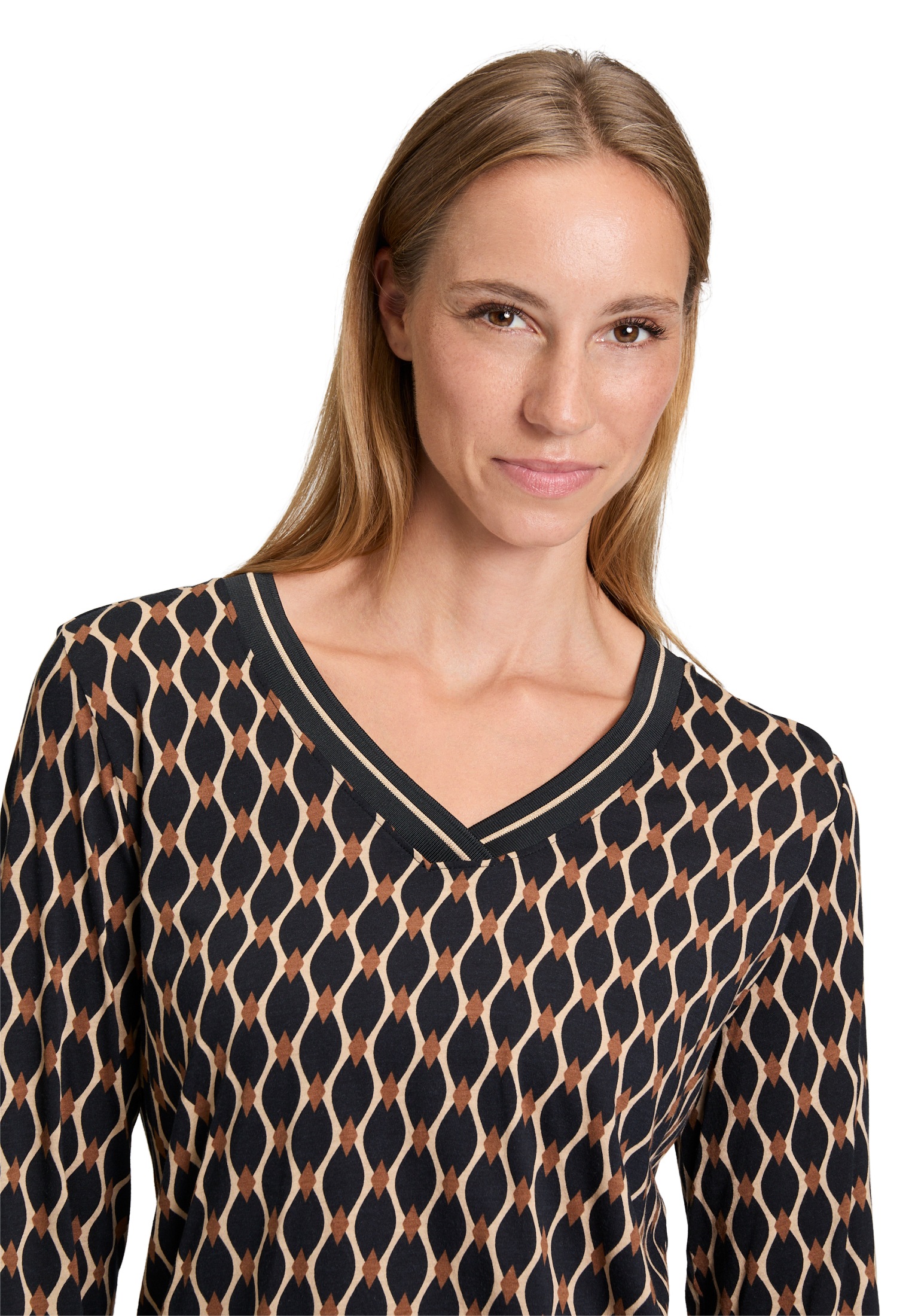 Betty Barclay Langarmshirt »Blusenshirt mit V-Ausschnitt«