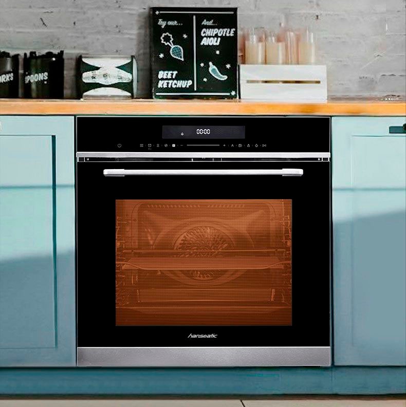 Hanseatic Backofen mit Mikrowelle »7NF30T0-E111E«, 7NF30T0-E111E