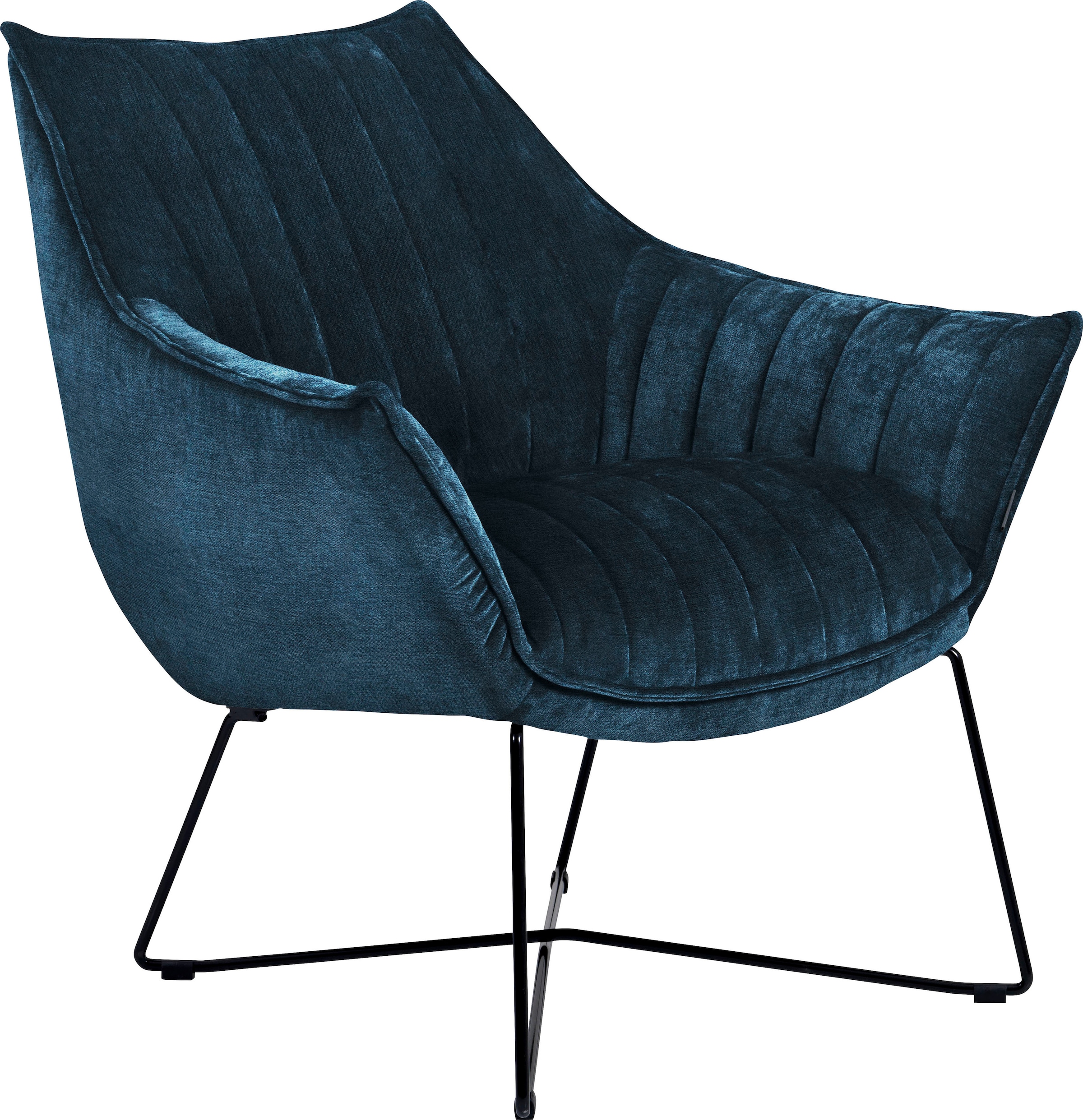 furninova Loungesessel »Egon Quilt Designsessel, Clubsessel,«, bequemer Loungesessel mit attraktiven Nahtbild und Kedernähten