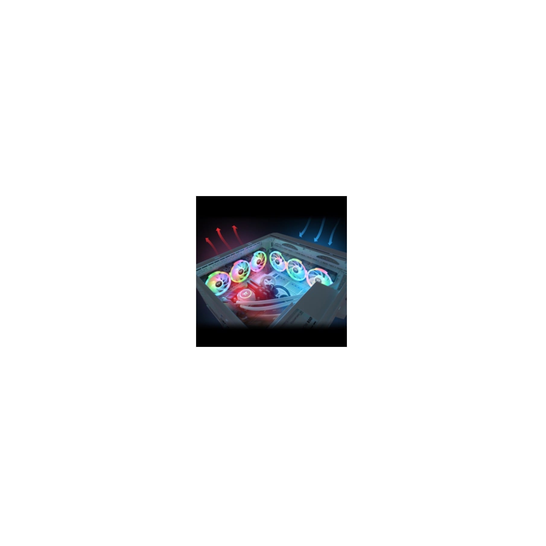 Thermaltake Gehäuselüfter »SWAFAN EX12 RGB PC Cooling Fan TT Premium Edition«