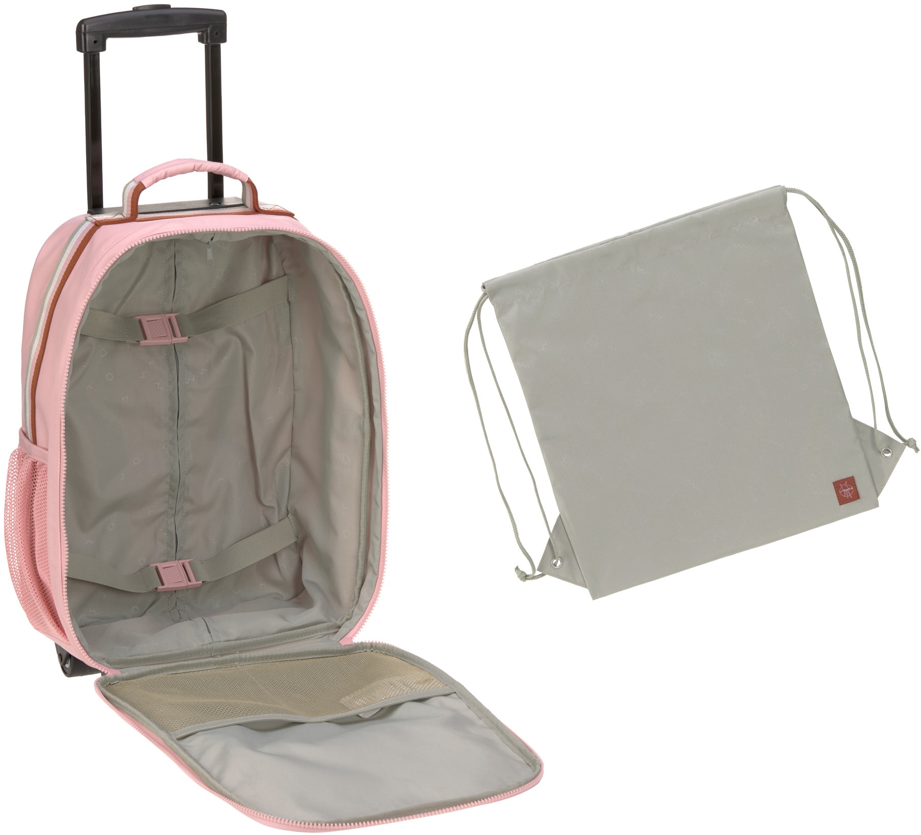LÄSSIG Kinderkoffer »Safari, Giraffe, Rose«, 2 Rollen