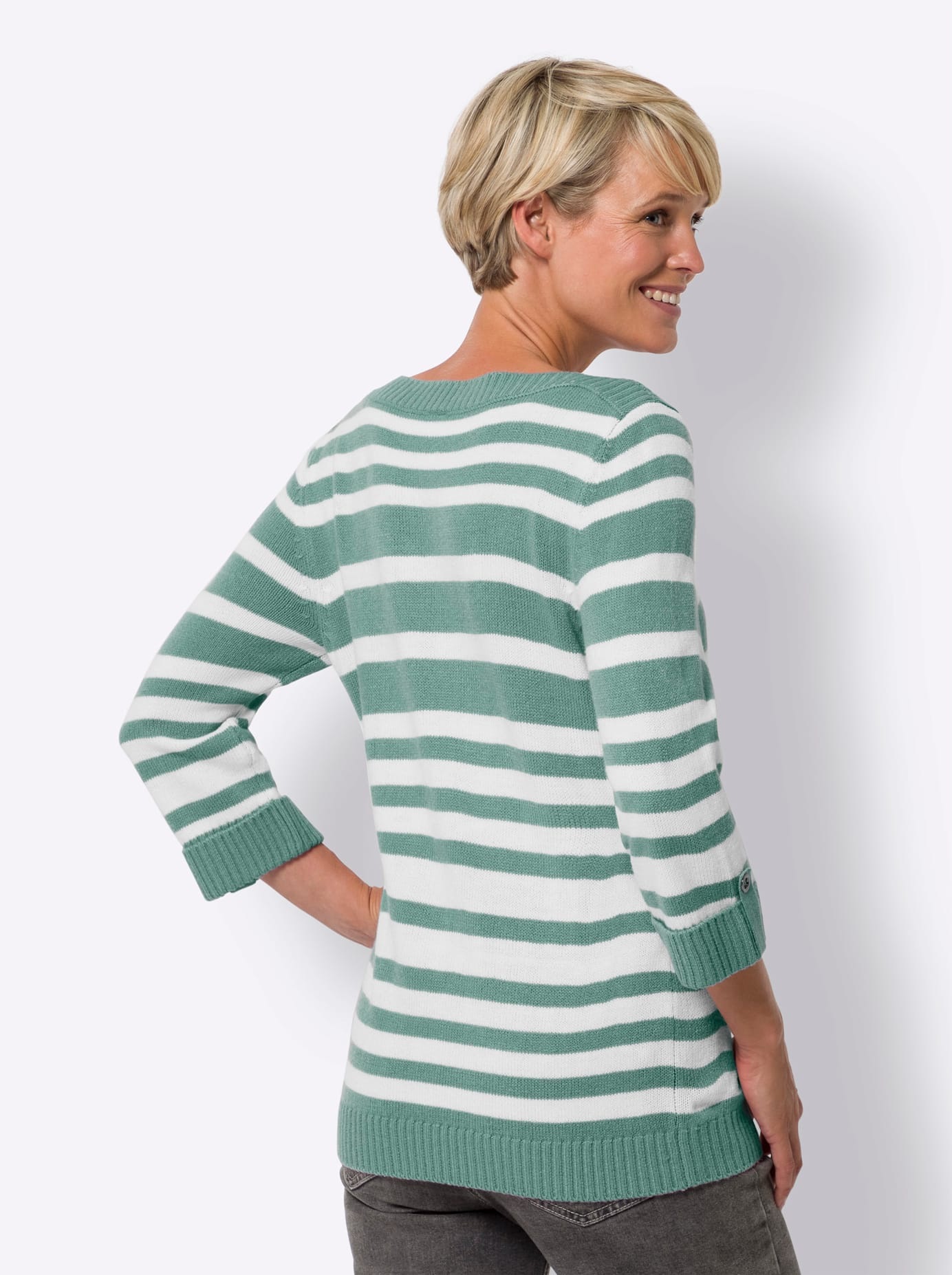 Classic Basics 3/4 Arm-Pullover »Rundhals-Pullover«