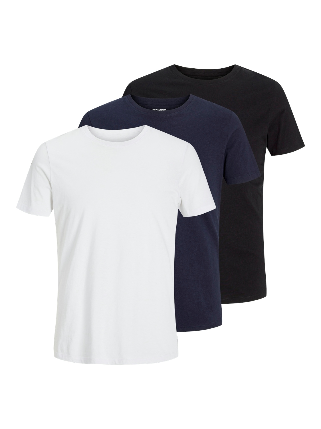 Jack & Jones Rundhalsshirt »JJEORGANIC BASIC TEE SS O-NE 3PK MP NOOS«