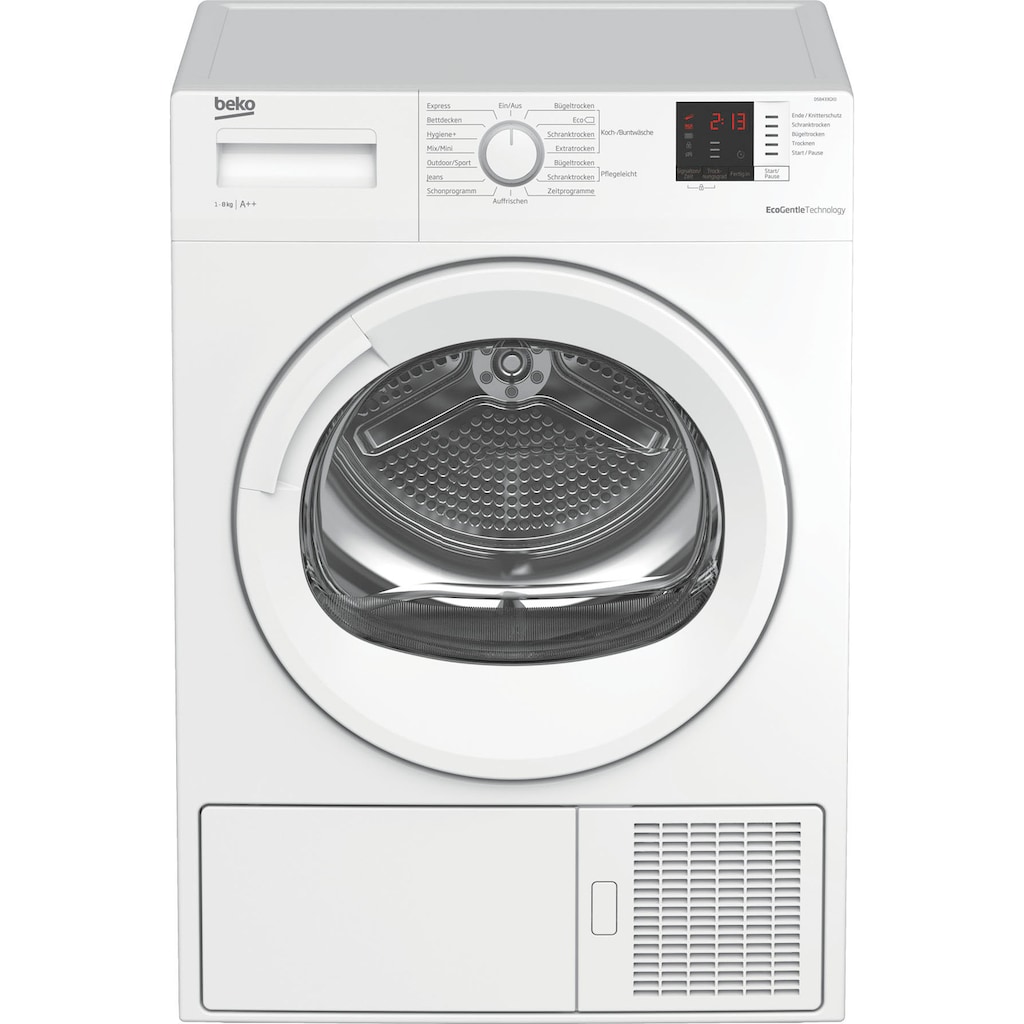 BEKO Wärmepumpentrockner »DS8433GX0«, 8 kg