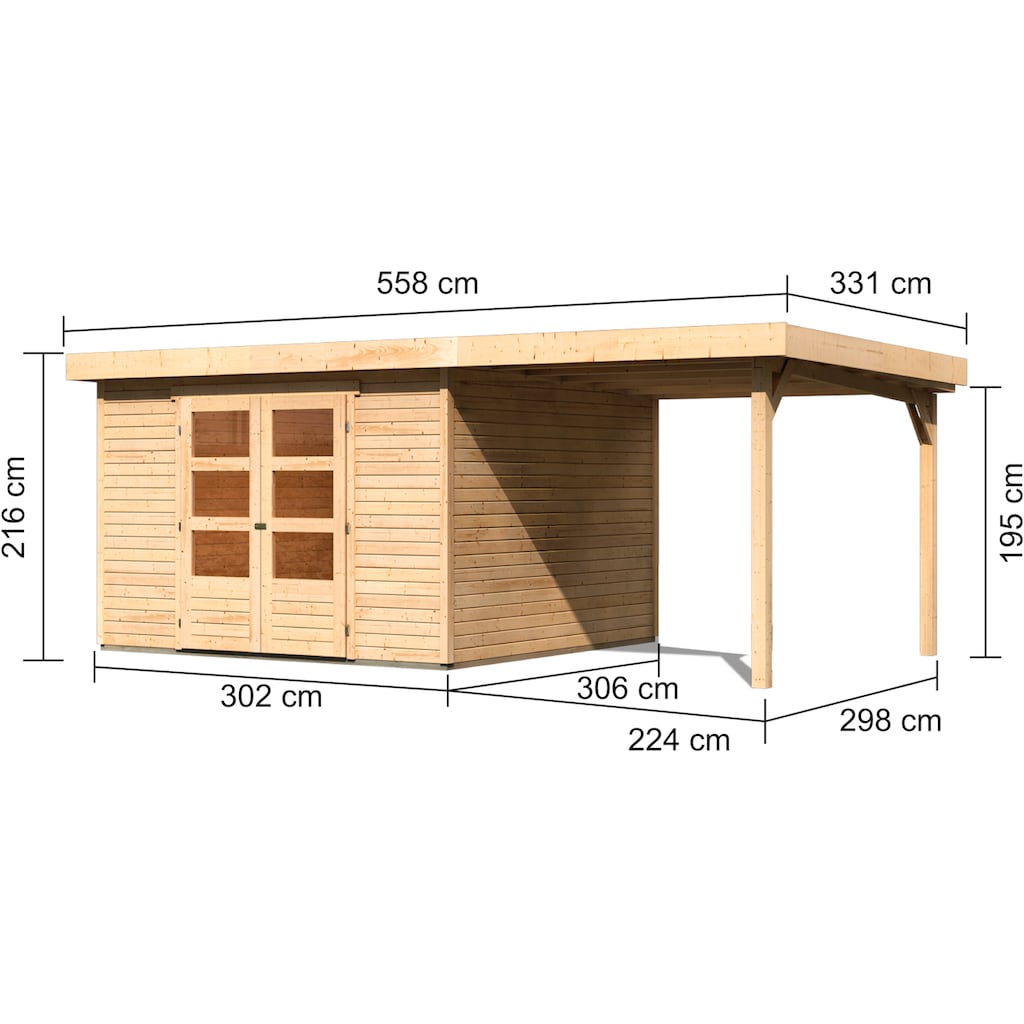 Karibu Gartenhaus »Askola 6«