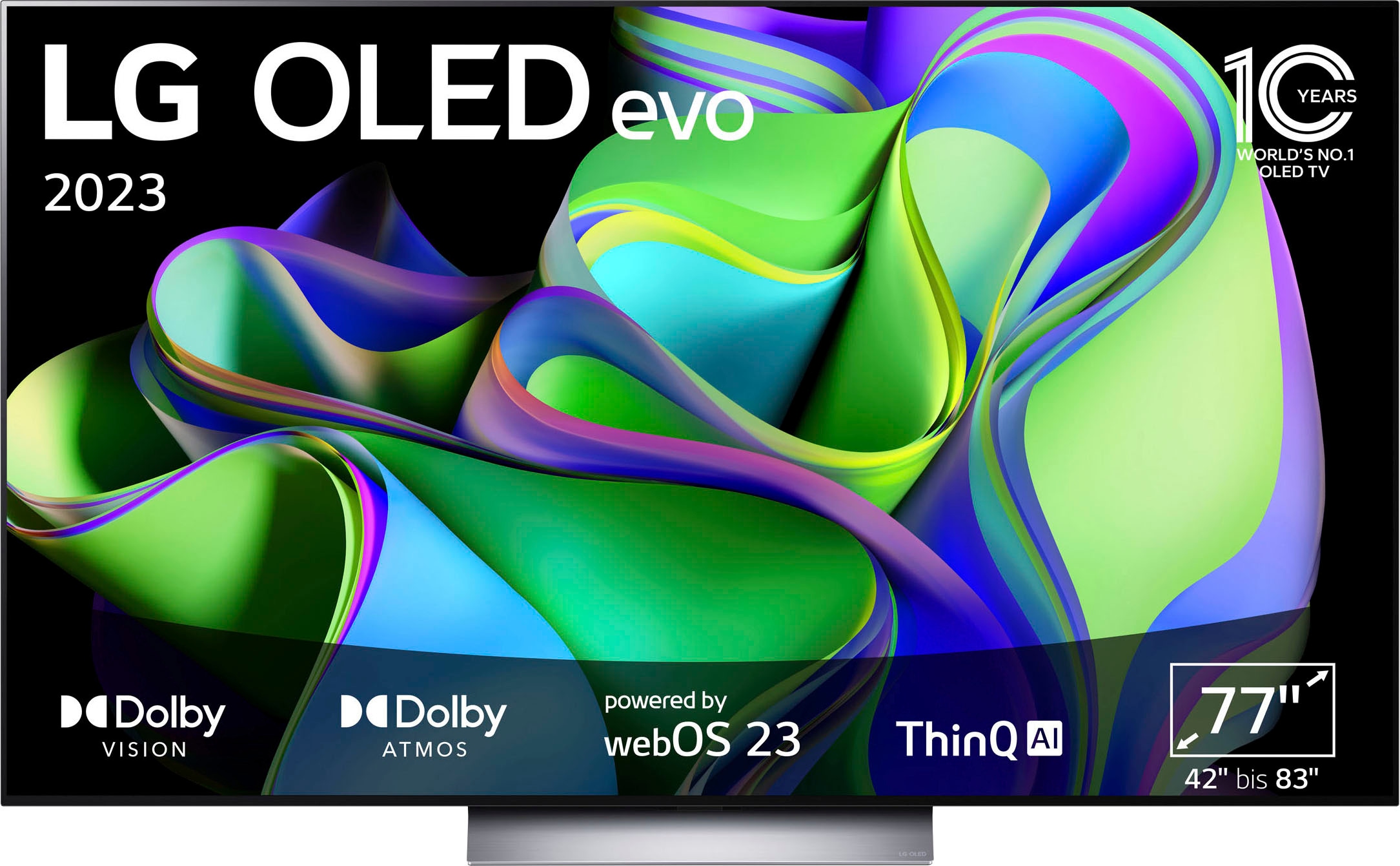 OLED-Fernseher, 195 cm/77 Zoll, 4K Ultra HD, Smart-TV, OLED evo, bis zu 120 Hz, α9...