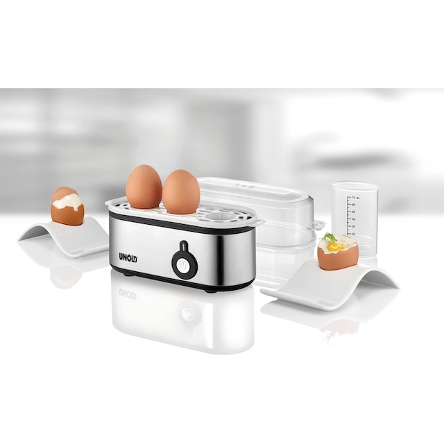 Unold Eierkocher »Mini 38610«, für 3 St. Eier, 210 W mit 3 Jahren XXL  Garantie