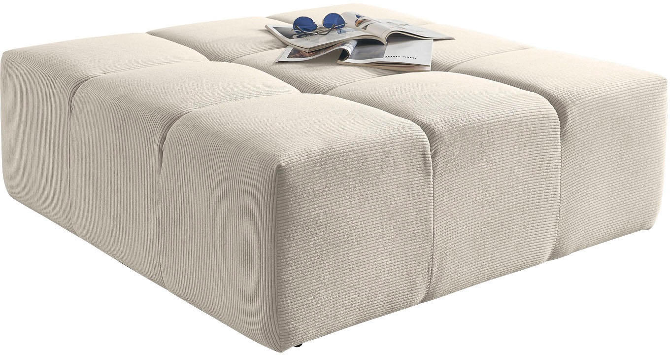 INOSIGN Polsterhocker »Ancona«, passend zur "Ancona"-Polsterserie, auch in Cord + Easy Care