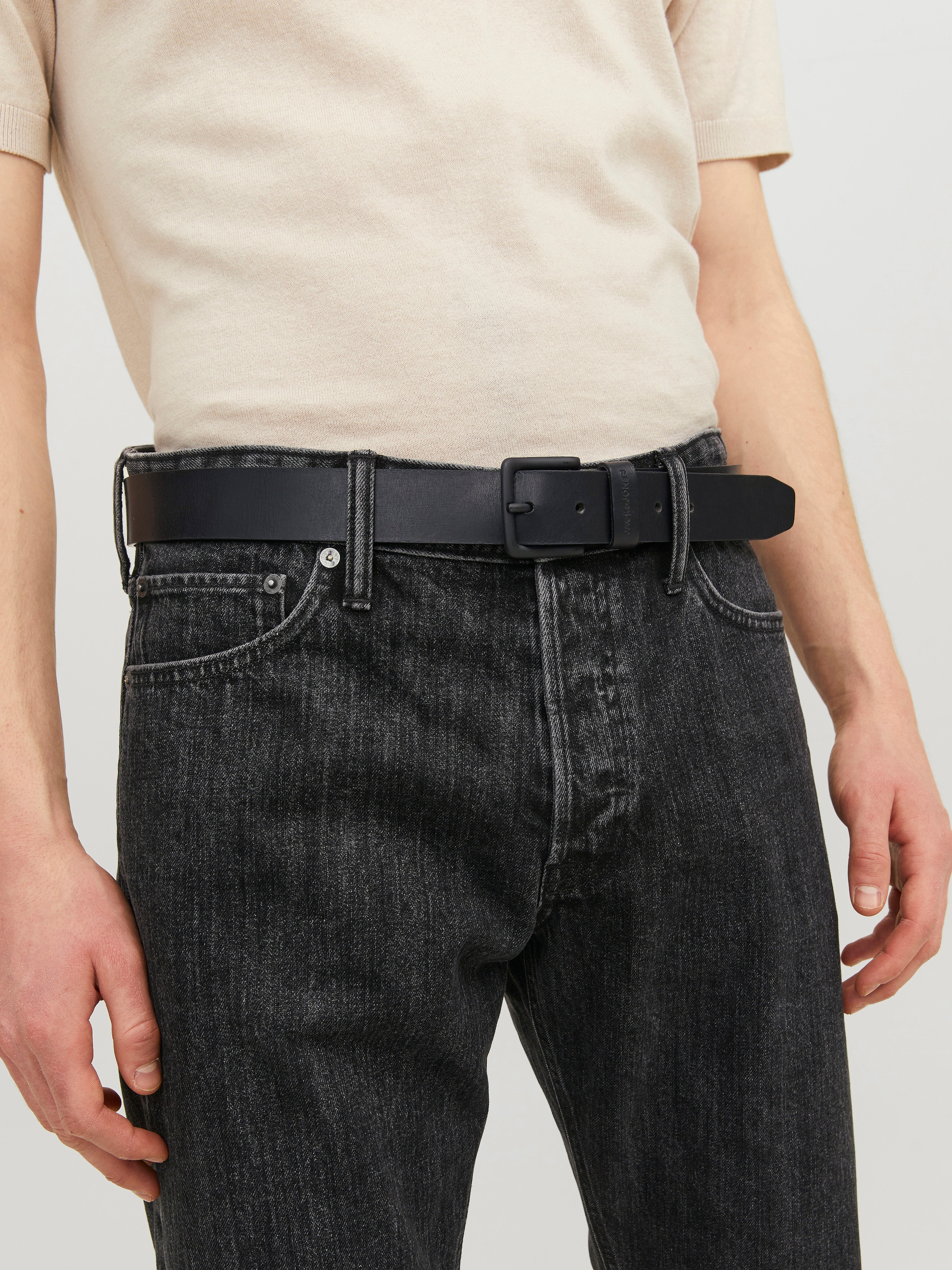 Jack & Jones Ledergürtel »JACROMA LEATHER BELT NOOS«
