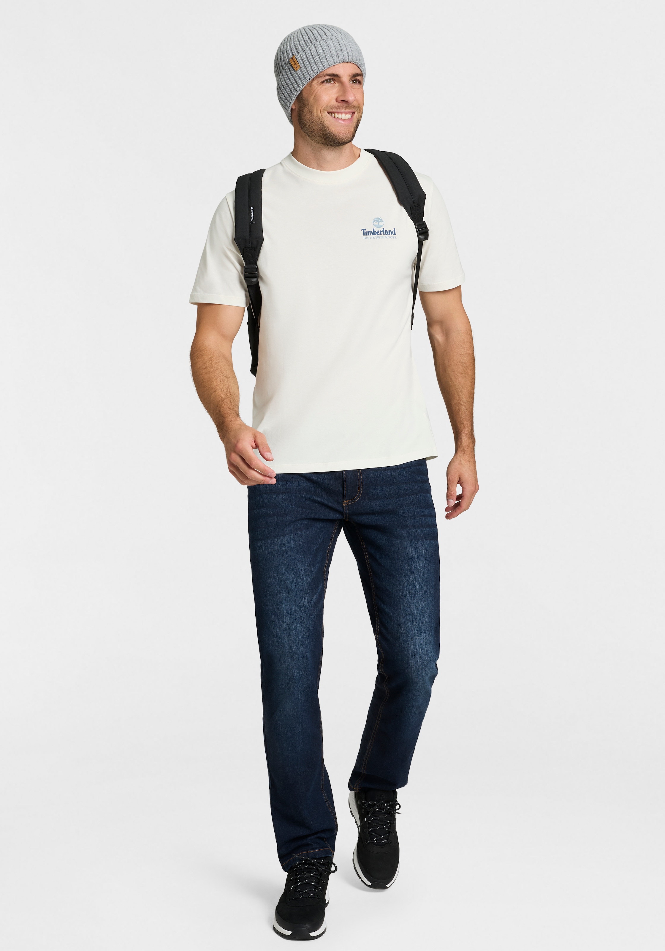 Timberland T-Shirt »Illustrated Tree Logo Back Graphic« mit Baumwolle, Kurzarmdesign