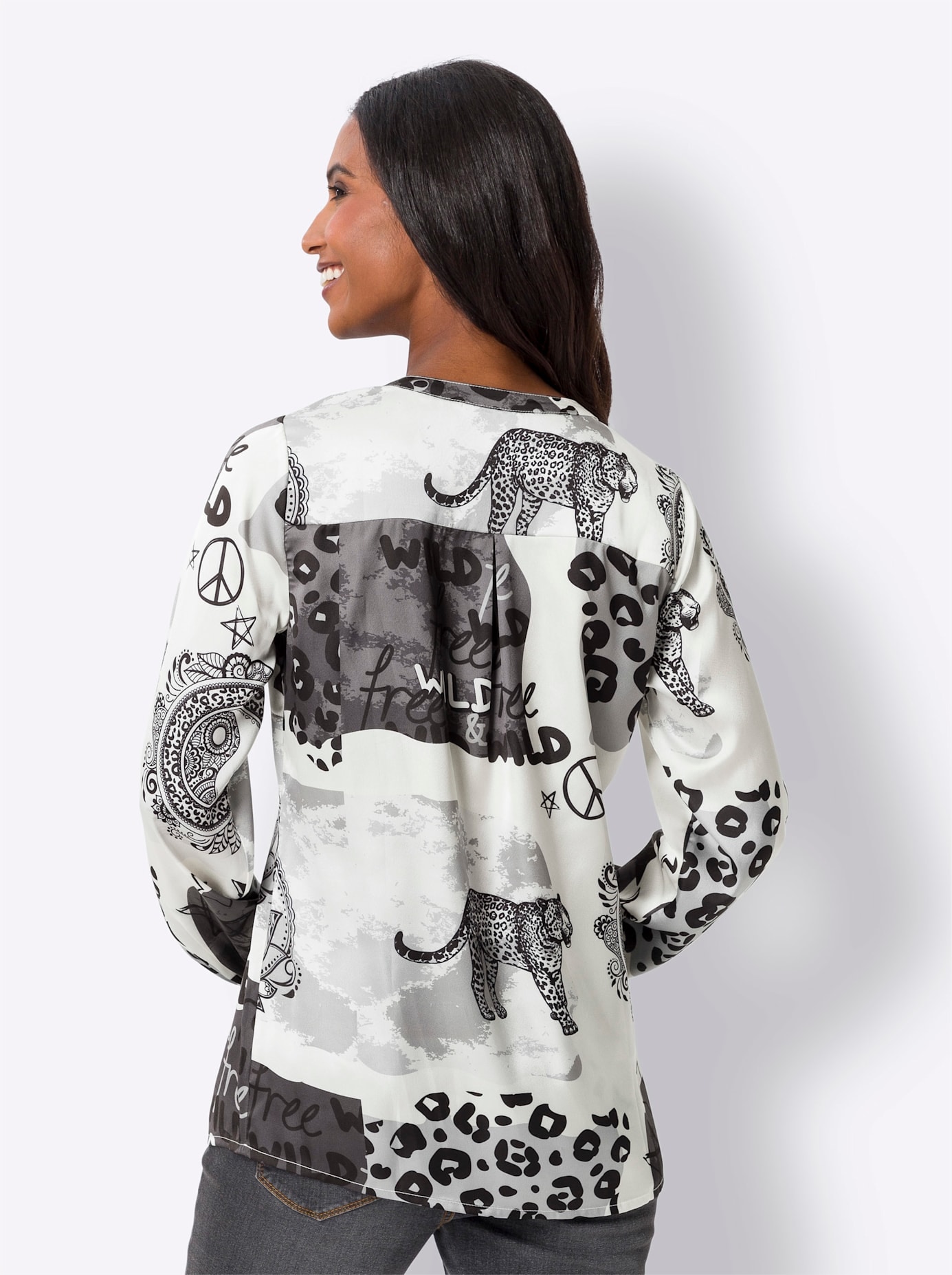 heine Druckbluse