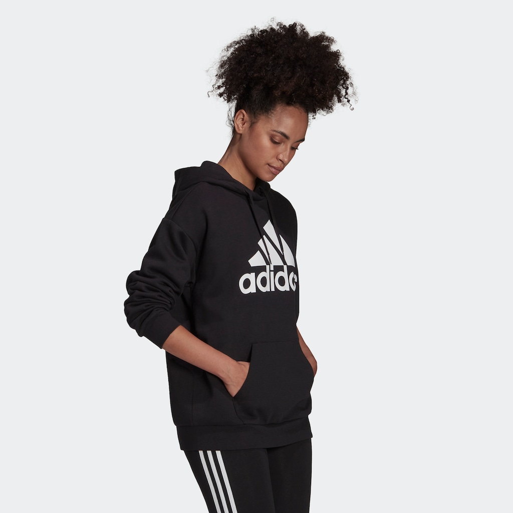 adidas Sportswear Kapuzensweatshirt »ESSENTIALS LOGO BOYFRIEND FLEECE HOODIE«