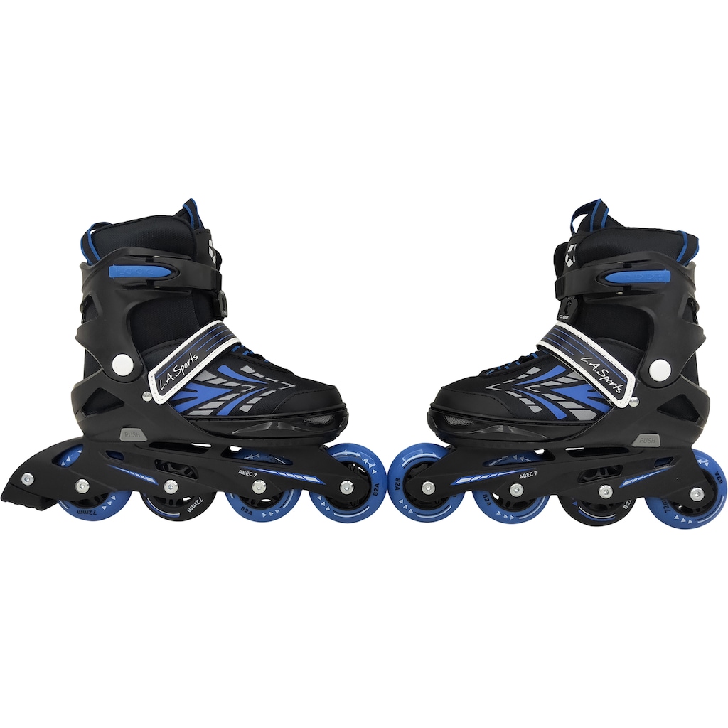 L.A. Sports Inlineskates »Softboot Kinder Jugendliche Größenverstellung 5 Größen verstellbar«