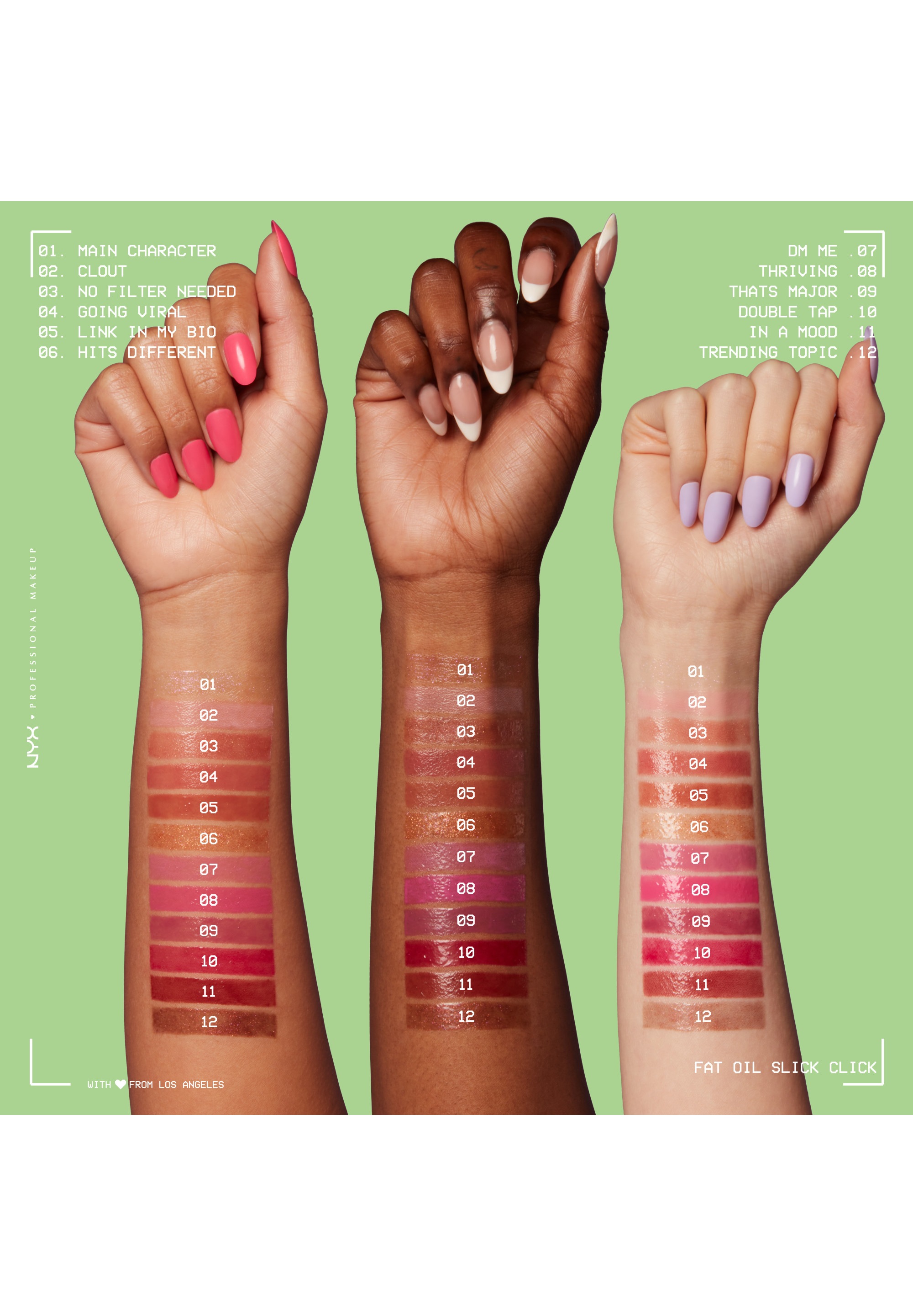 NYX Lippenstift »NYX Professional Makeup Fat Oil Slick Click«