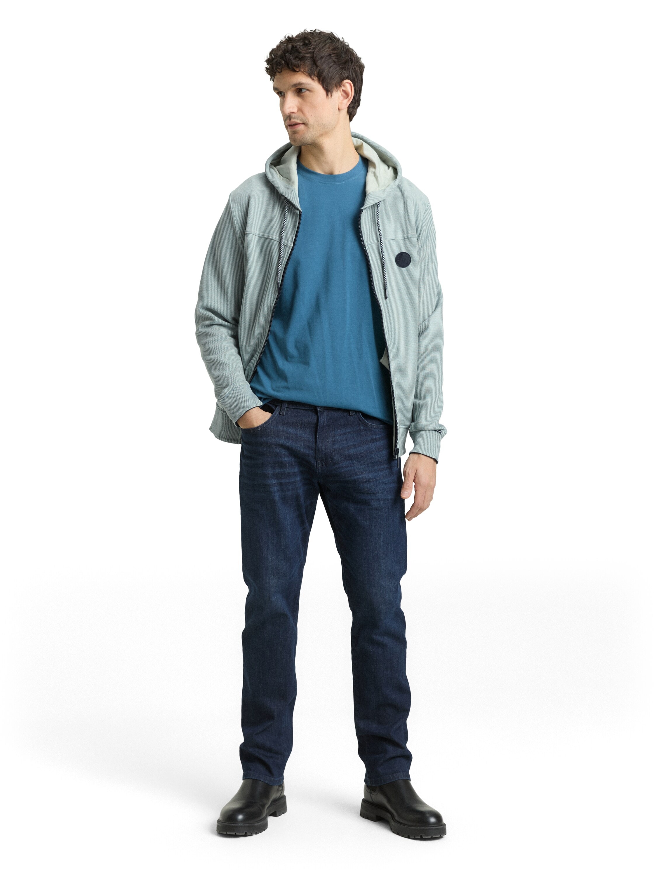 TOM TAILOR Sweatjacke mit Kapuze