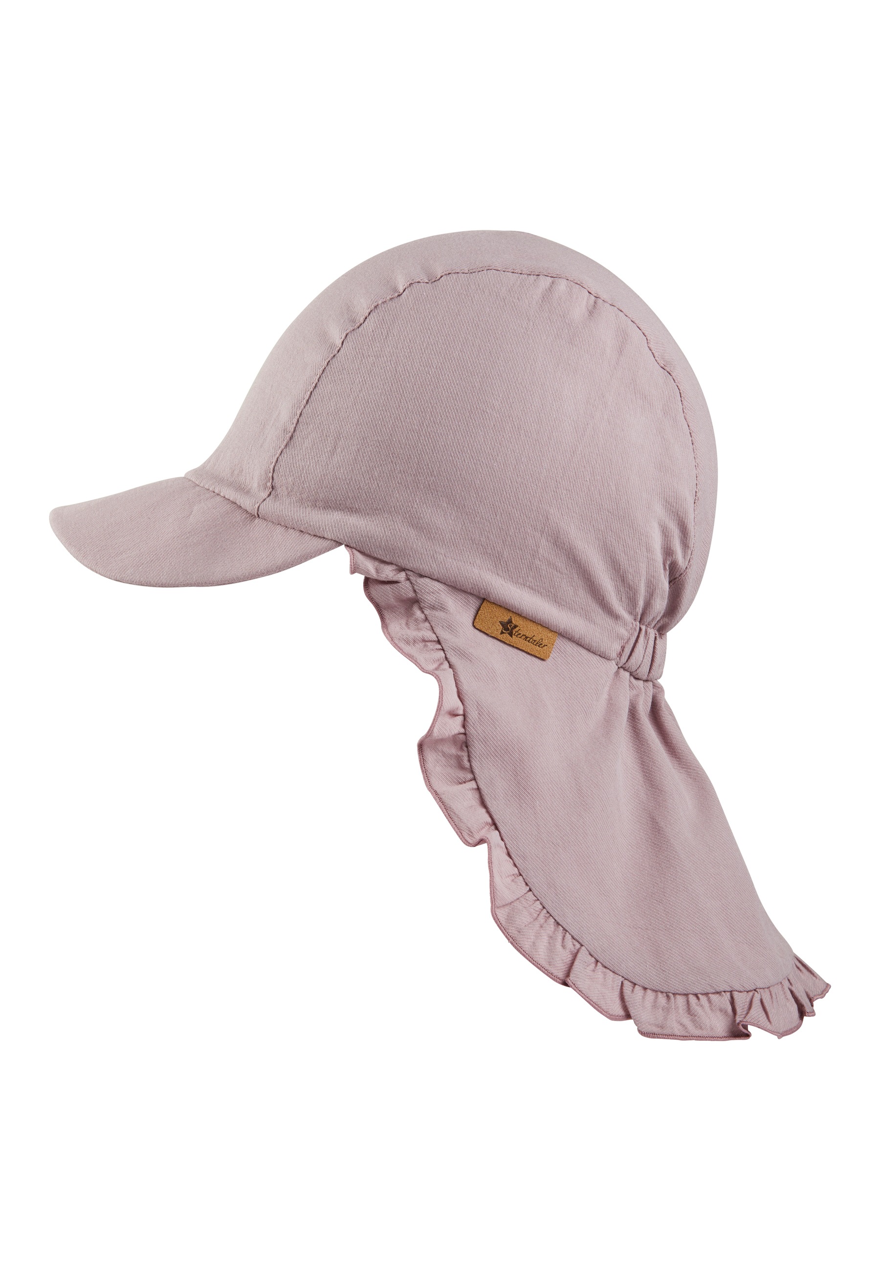 Sterntaler® Schirmmütze »Schirmmütze mit Nackenschutz gerüscht«
