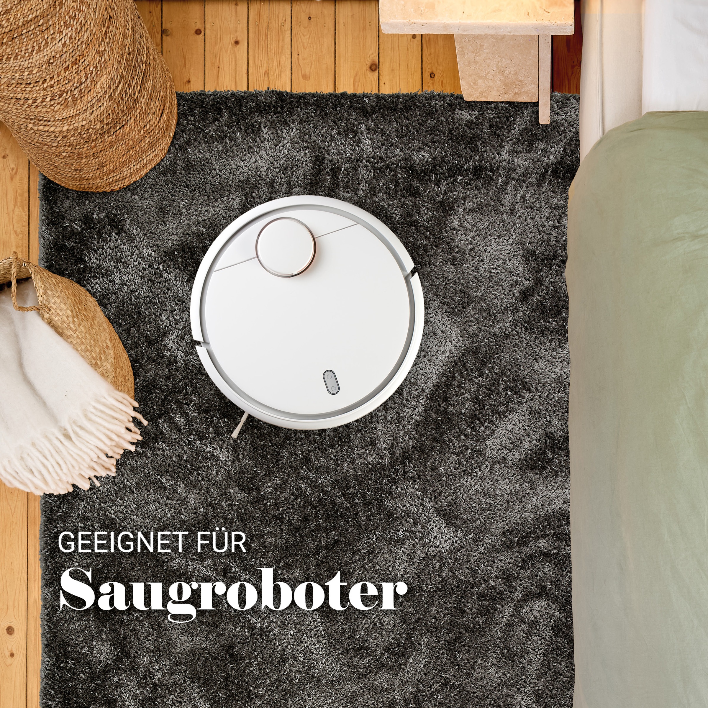 ASTRA Hochflor-Teppich »Paulie 250«, rechteckig, 25 mm Höhe, weicher Langflor, Shaggy, Wohnzimmer, Schlafzimmer