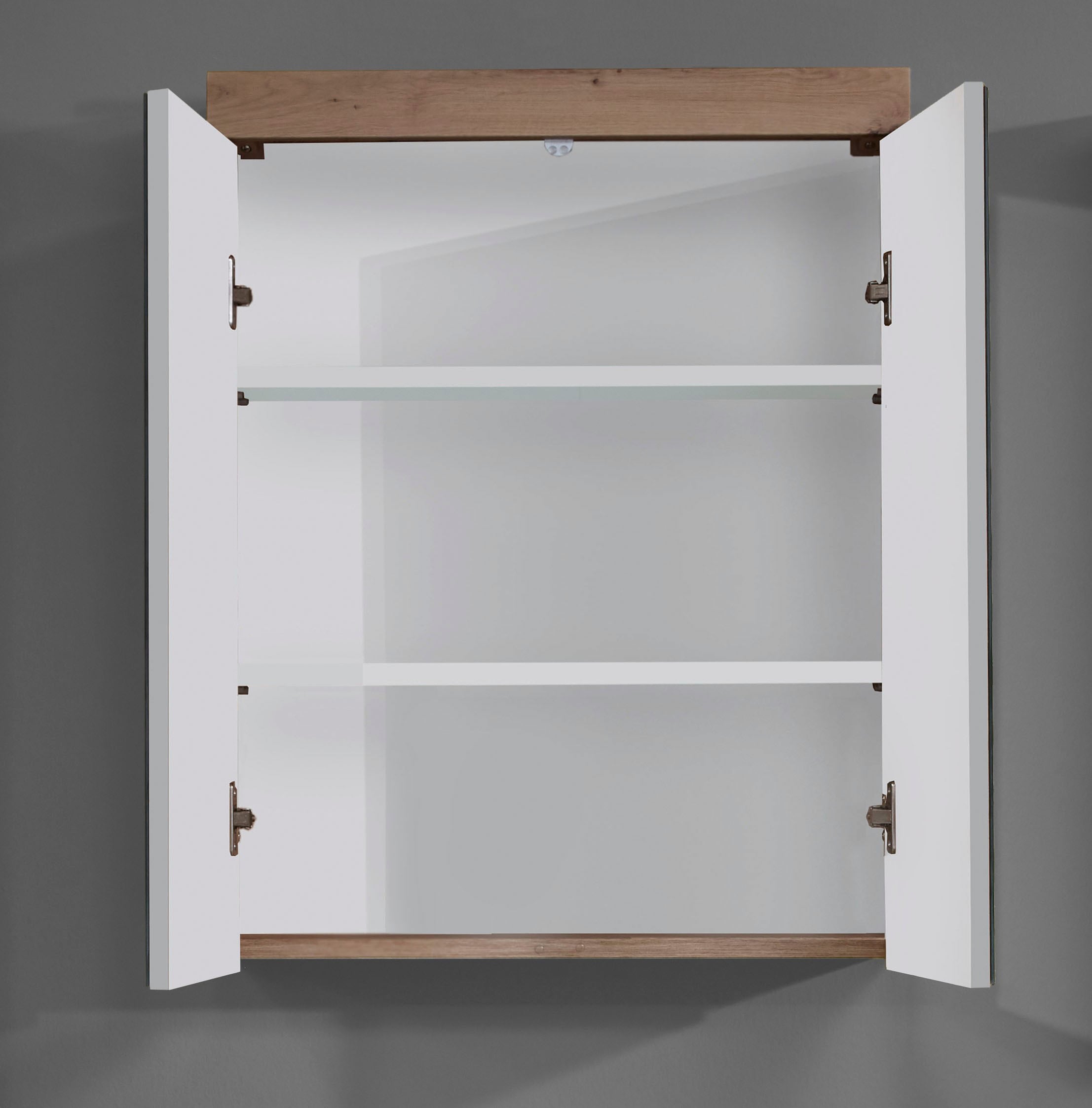 welltime Spiegelschrank »Avena« Spiegelschrank wahlweise mit Beleuchtung - (B/T/H) 60/17/77 cm