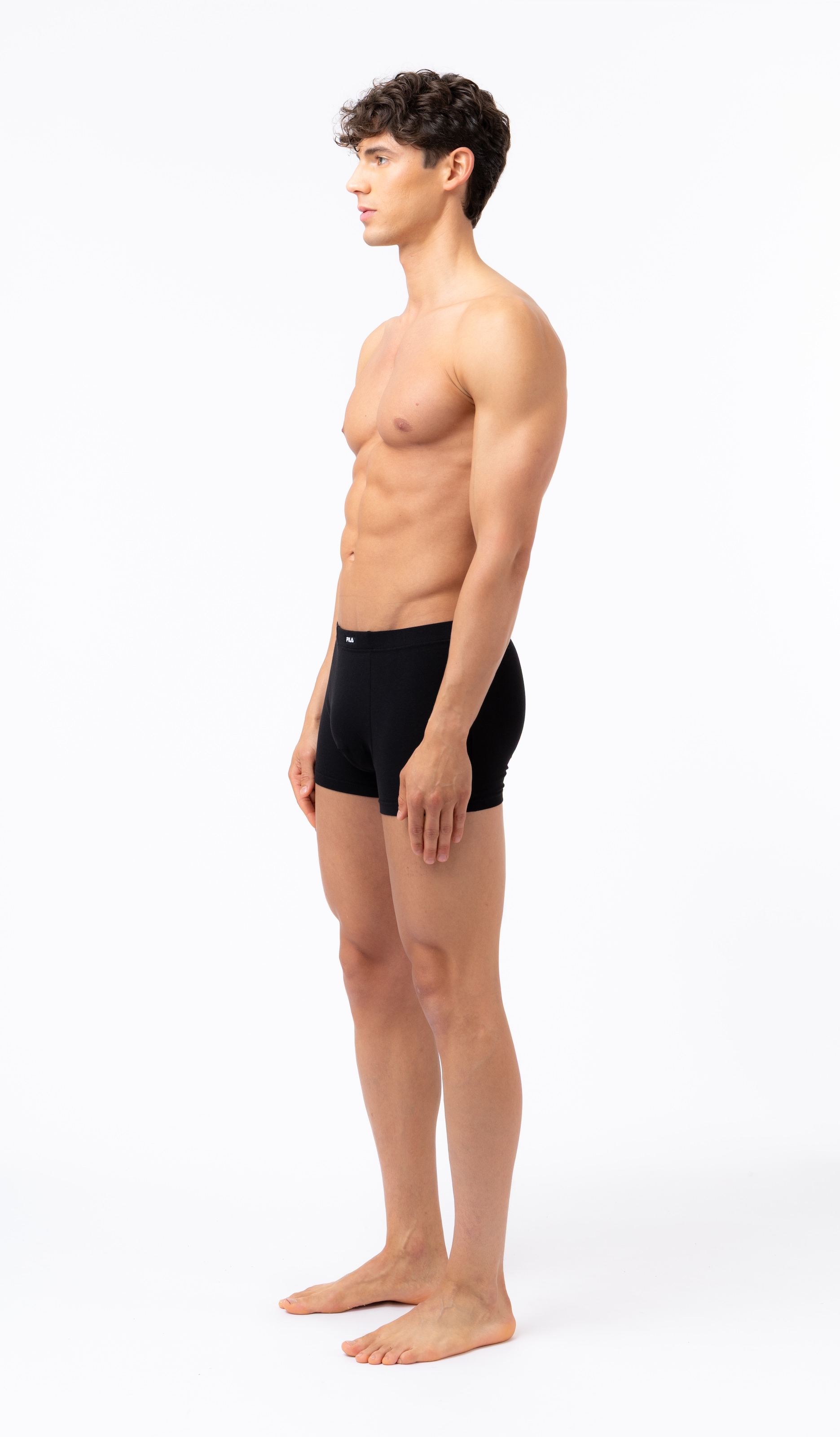 Fila Boxer 3er Pack,  ohne Eingriff, elastisch, bequem, Baumwollmix