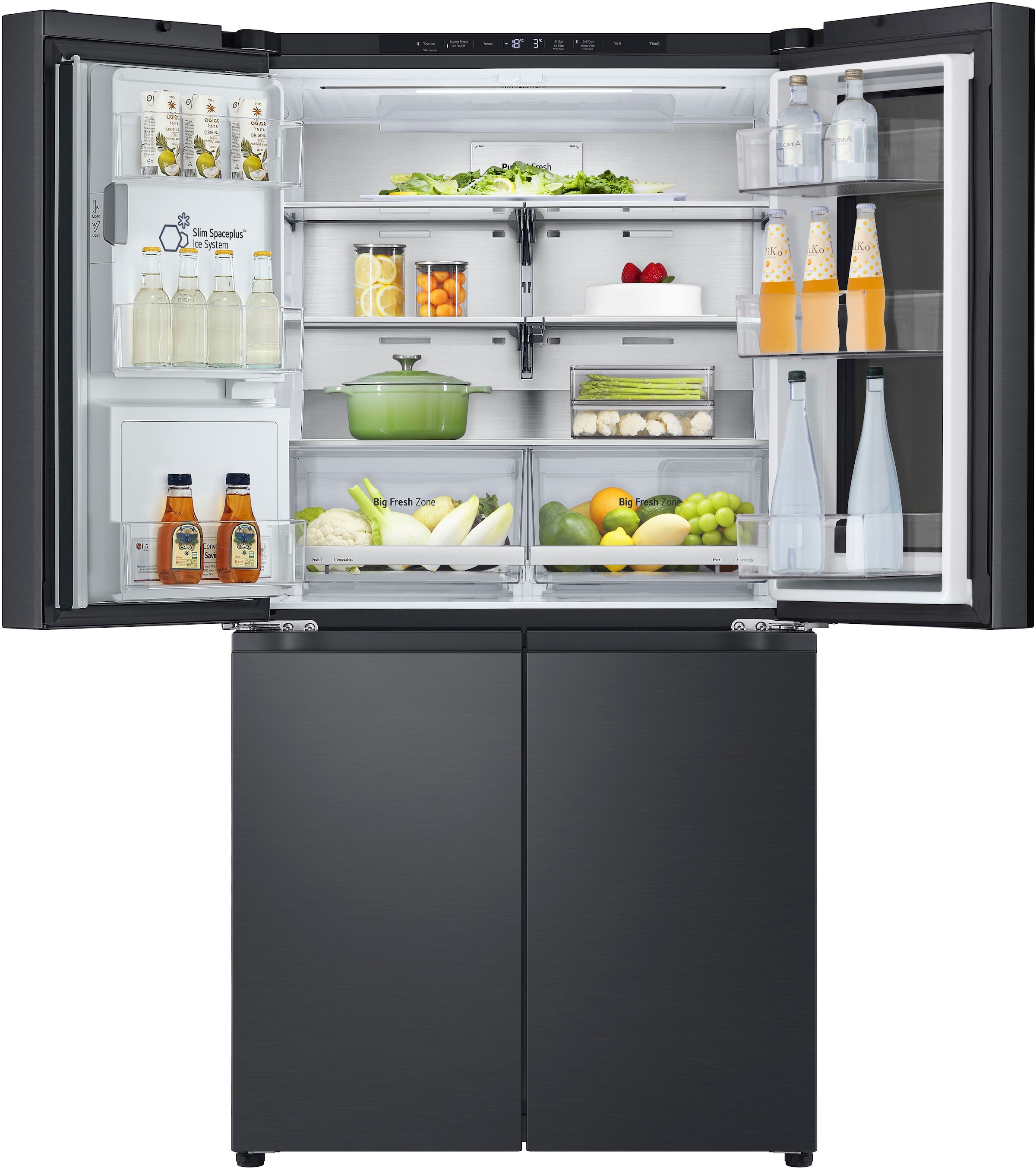 LG Multi Door »GMG960EVEE«, InstaView®: zweimal klopfen, reinschauen! mit Craft Ice - Spender