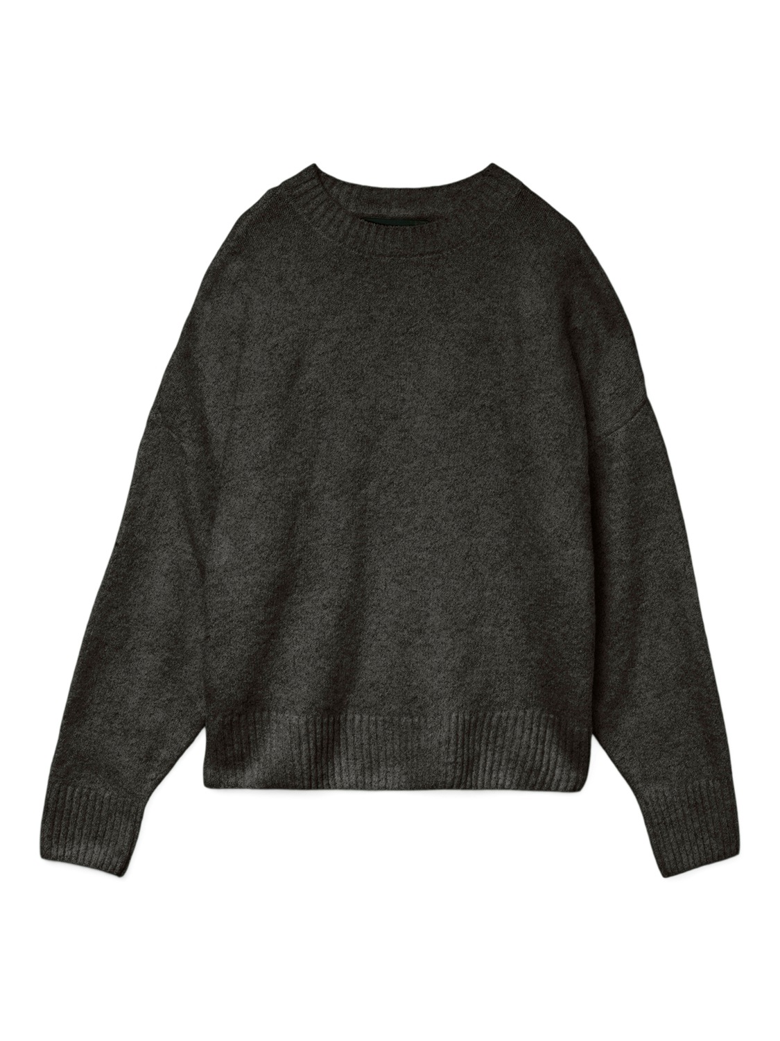 Vero Moda Strickpullover »VMBOOM LS O-NECK PULLOVER GA NOOS« Materialmix, loose fit