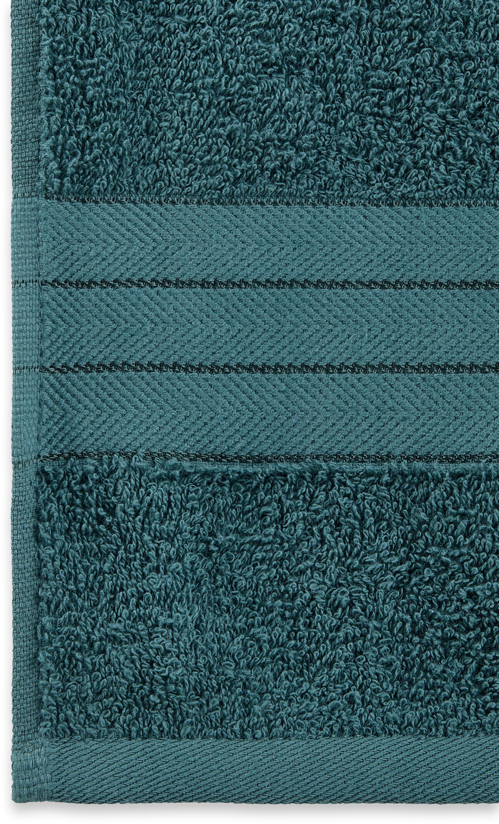 good morning Handtuch Set »Uni«, (Set, 8 St., 2 Badetücher-2 Handtücher-2 Gästetücher-2 Waschhandschuhe), Baumwolle, Walkfrottee, Bordüre, 500 GSM,Einfarbig, ohne Aufhängung
