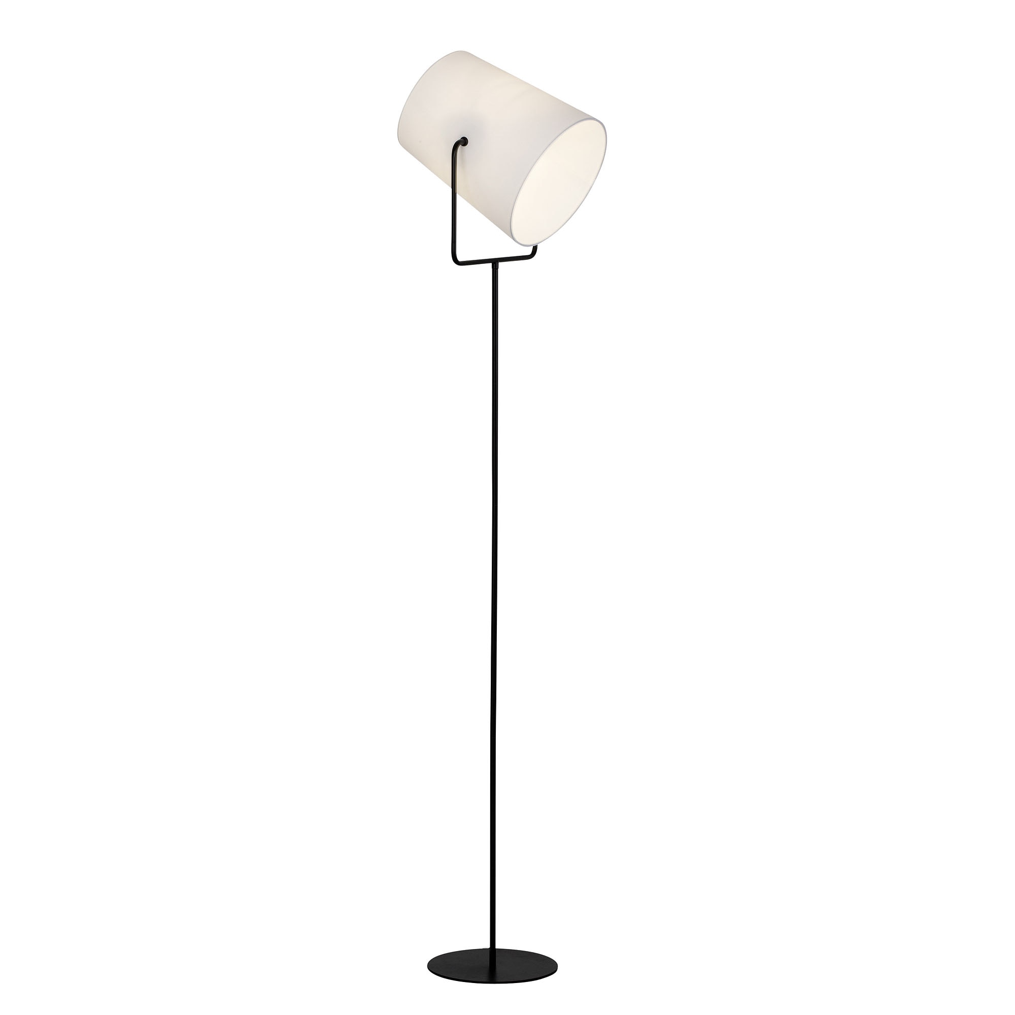 Brilliant Stehlampe »Bucket«, 1 flammig-flammig, 159 Stoffschirm, E27, schwenkbar, cm 3 | Metall/Textil, mit XXL Jahren schwarz/weiß Höhe, Garantie online kaufen