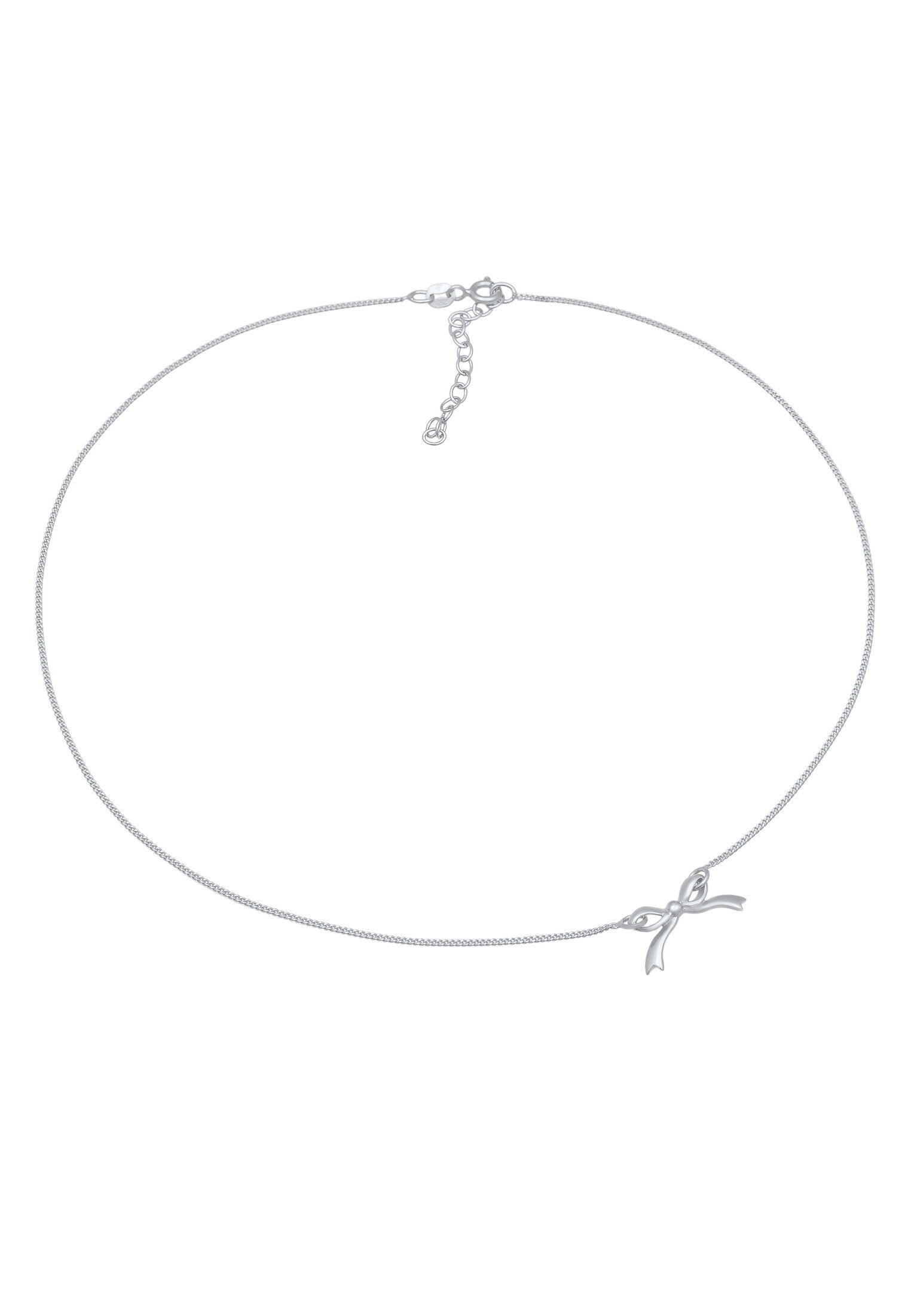 Elli Kette mit Anhänger »Halskette Schleife Choker Romantik 925 Sterling Silber«
