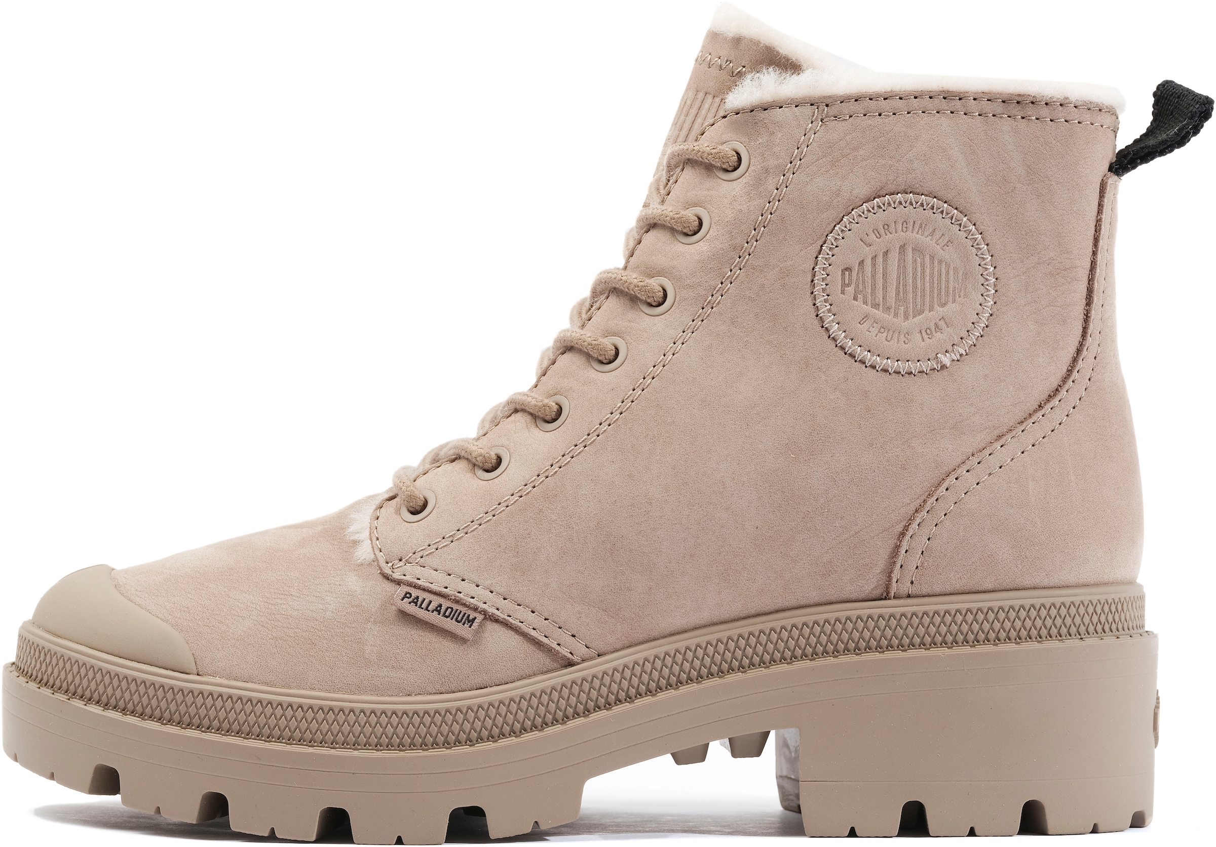 Palladium Schnürboots »PALLABASE NBK ZIP WL«, gefüttert