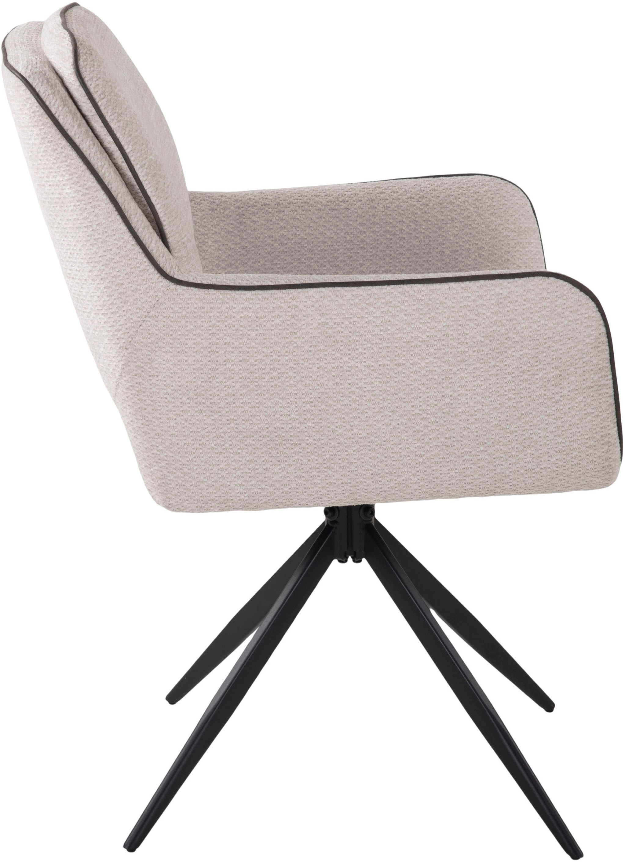 Duo Collection Essgruppe »Emira und Esra«, (Set, 5 tlg.), massives Metalgestell, Stühle drehbar