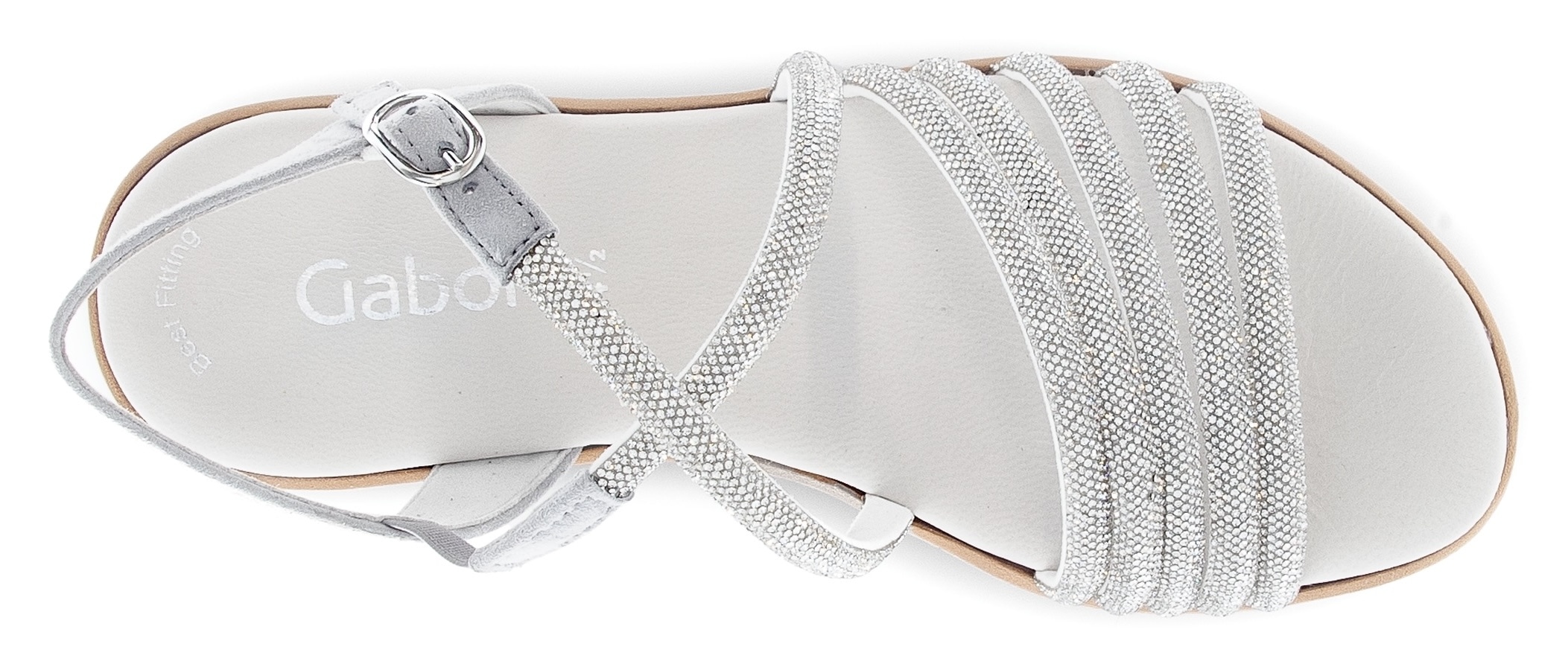 Gabor Keilsandalette  , Plateau, Sommerschuh, Riemchensandale mit Best Fitting-Ausstattung