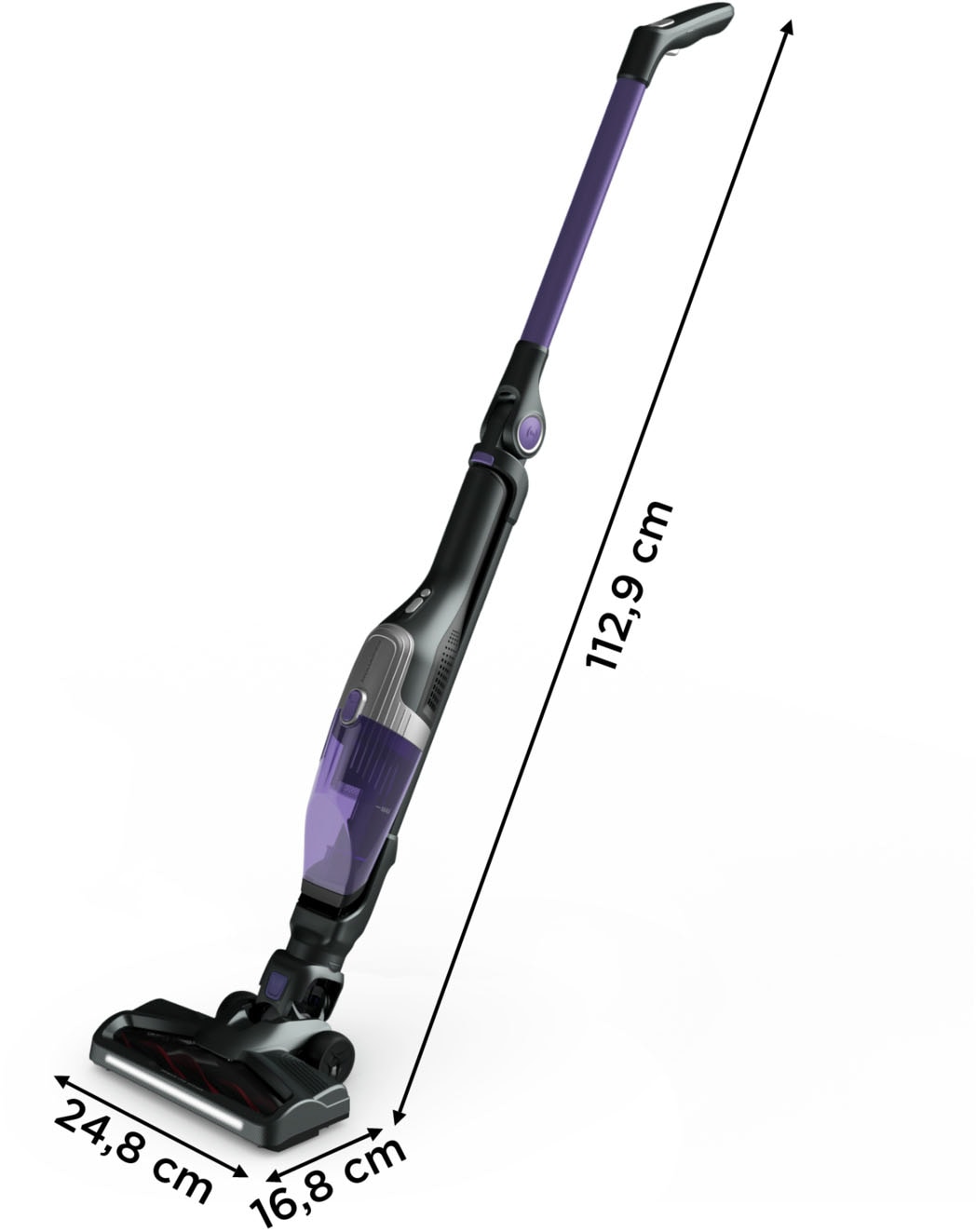 Rowenta Akku-Hand-und Stielstaubsauger »Xtrem Compact, leicht, sehr kompakt, Flex-Gelenk, lange Akku-Laufzeit«, leistungsstark, Bodenladestation, Multifunktionsreinigung, RH1238