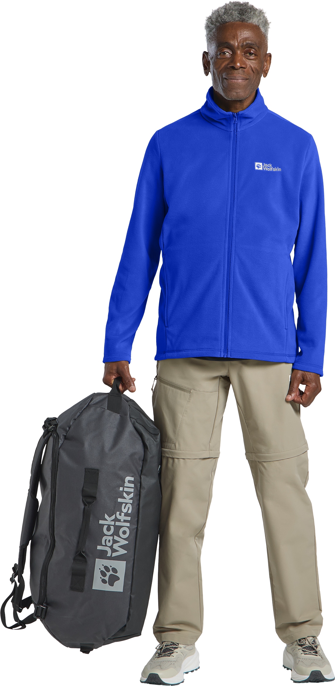 Jack Wolfskin Fleecejacke »TAUNUS FZ M«, leichter, dehnbarer, atmungsaktiver Midlayer
