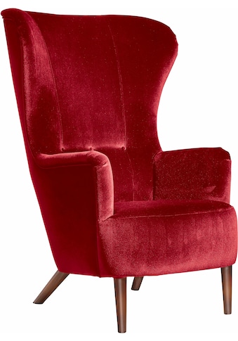Max Winzer® Sessel »Liana«, im Retrostil, mit Knopfheftung, Hochlehner kaufen