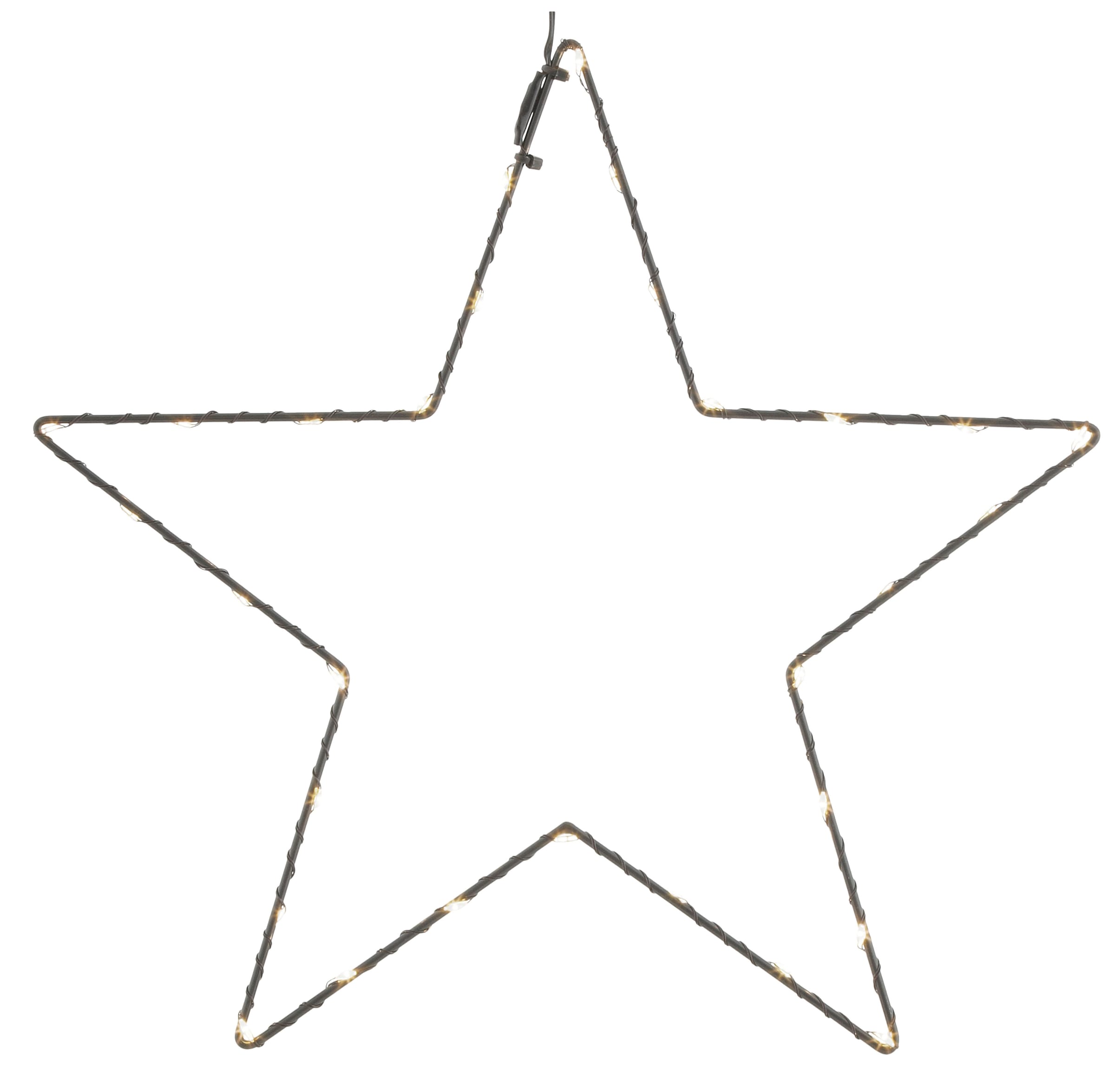 Leonique LED Stern »Weihnachtsstern, Timer XXL Drahtstern«, kaufen + cm, mit Weihnachtsdeko, Garantie Ø Jahren mit 3 50 online 30 | cm