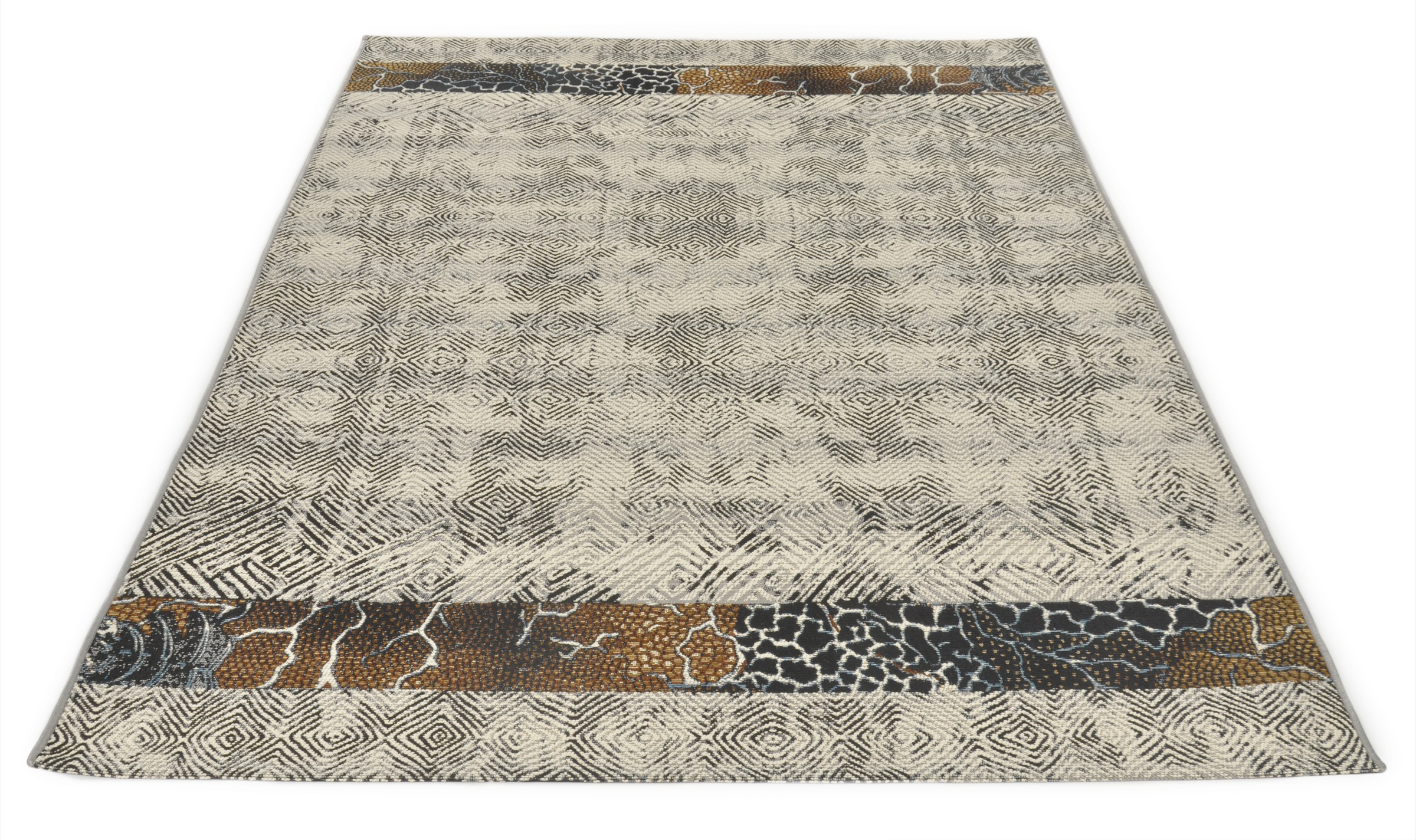 Gino Falcone Teppich »Outdoor-Africa 43« rechteckig 5 mm Höhe Flachgewebe, In- und Outdoor geeignet, Wohnzimmer
