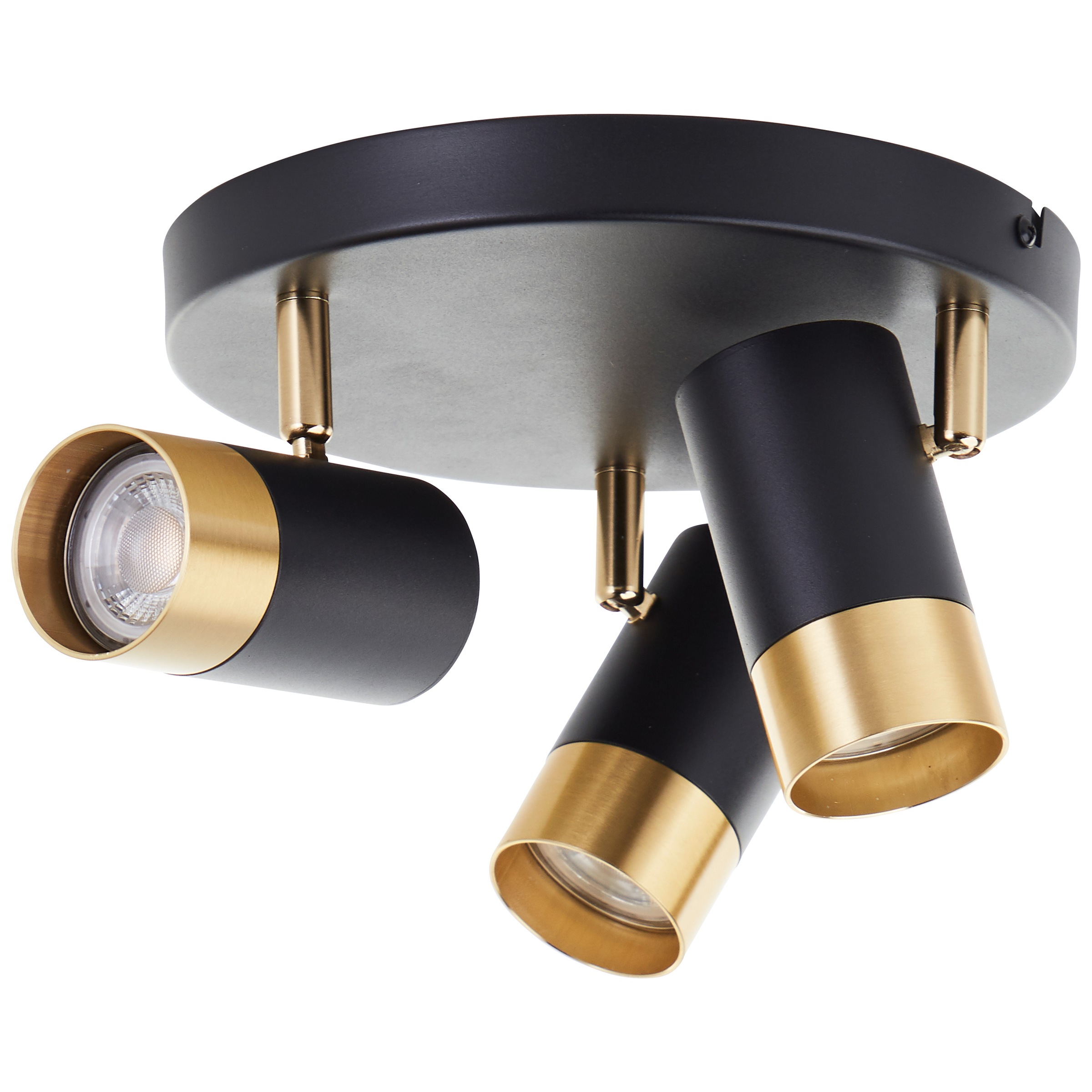Brilliant Deckenstrahler »Vigolo« GU10 1 Stk. Warmweiß GU10, 350lm, 3000K, dimmbar, schwarz gold