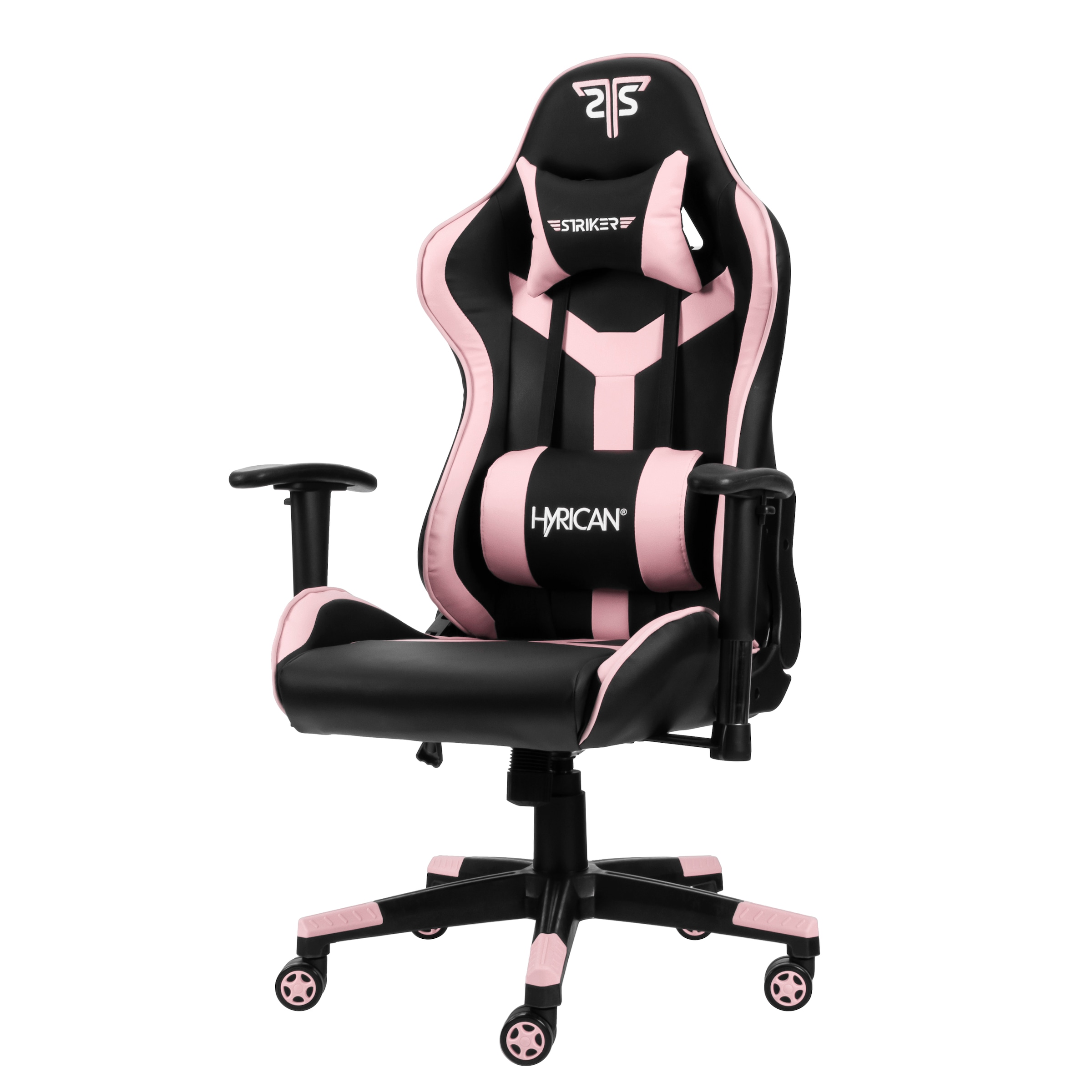 Hyrican Gaming-Stuhl »"Striker Copilot" schwarz/pink, Kunstleder, ergonomischer Gamingstuhl«, Bürostuhl, Schreibtischstuhl, geeignet für Jugendliche und Erwachsene