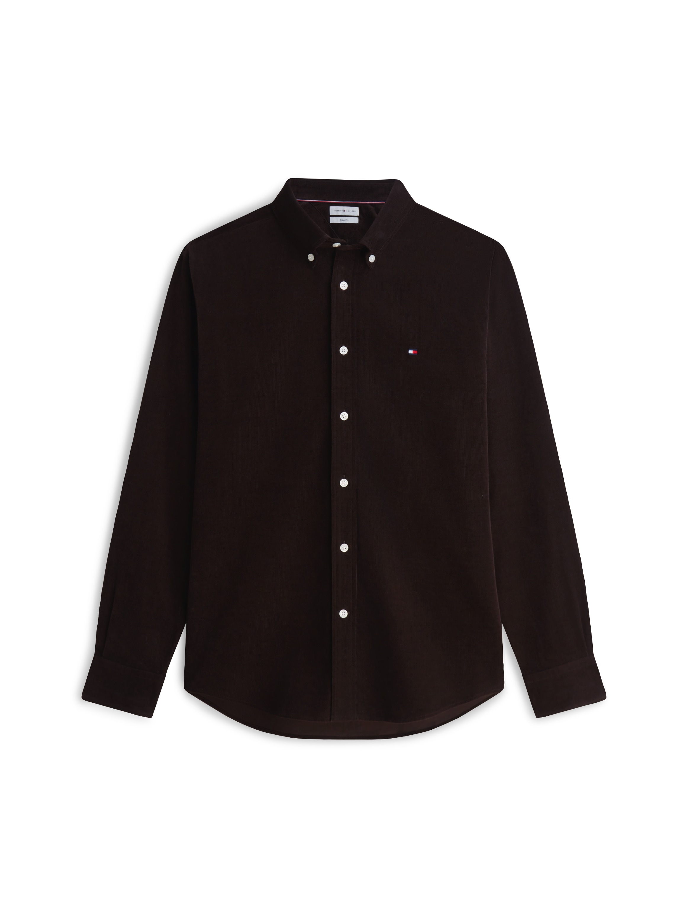 Tommy Hilfiger Langarmhemd »SOLID CORDUROY SHIRT« Regular Fit Cord