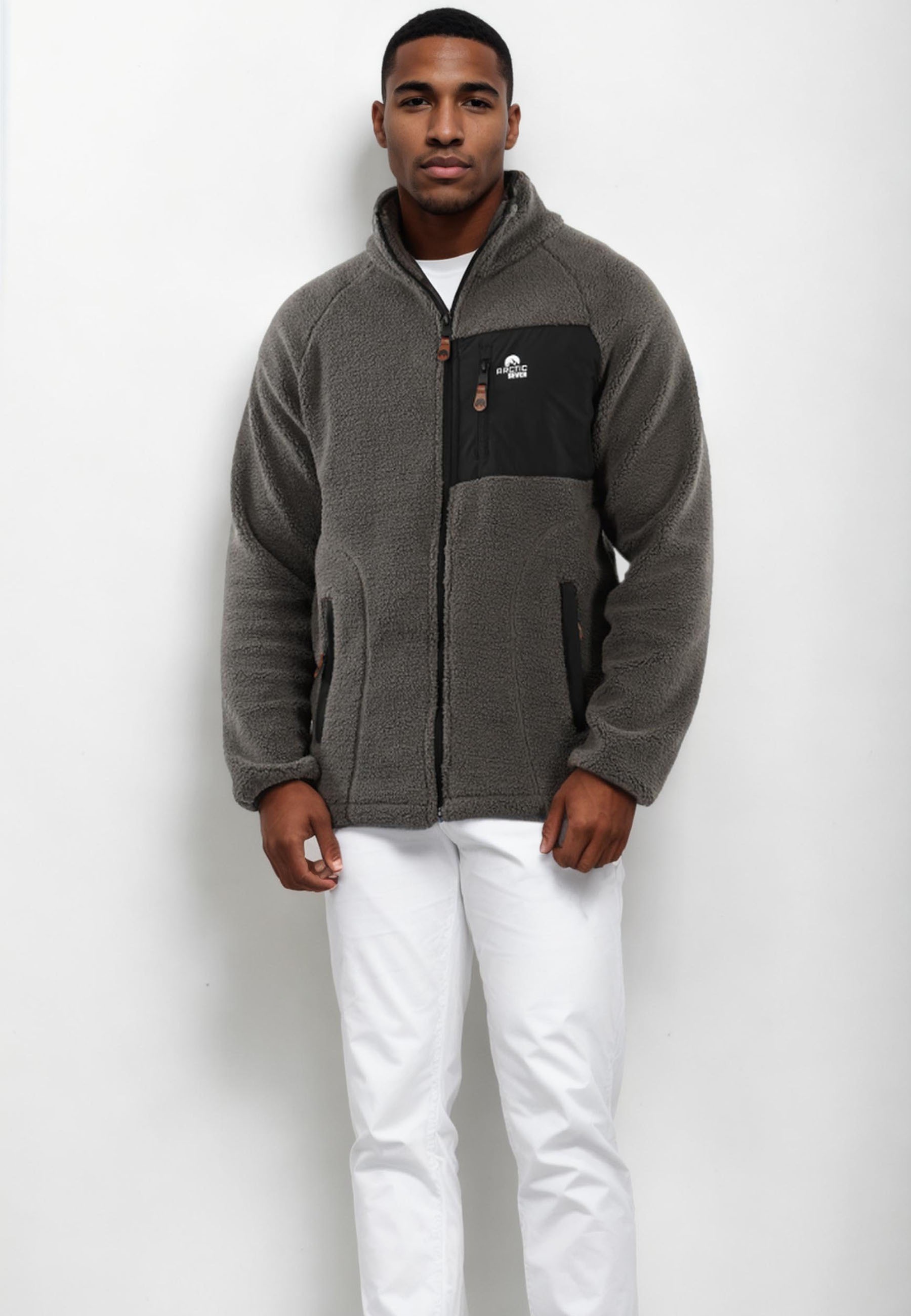 Fleecejacke »Arctic Seven Herren Sherpa Fleecejacke AS415«