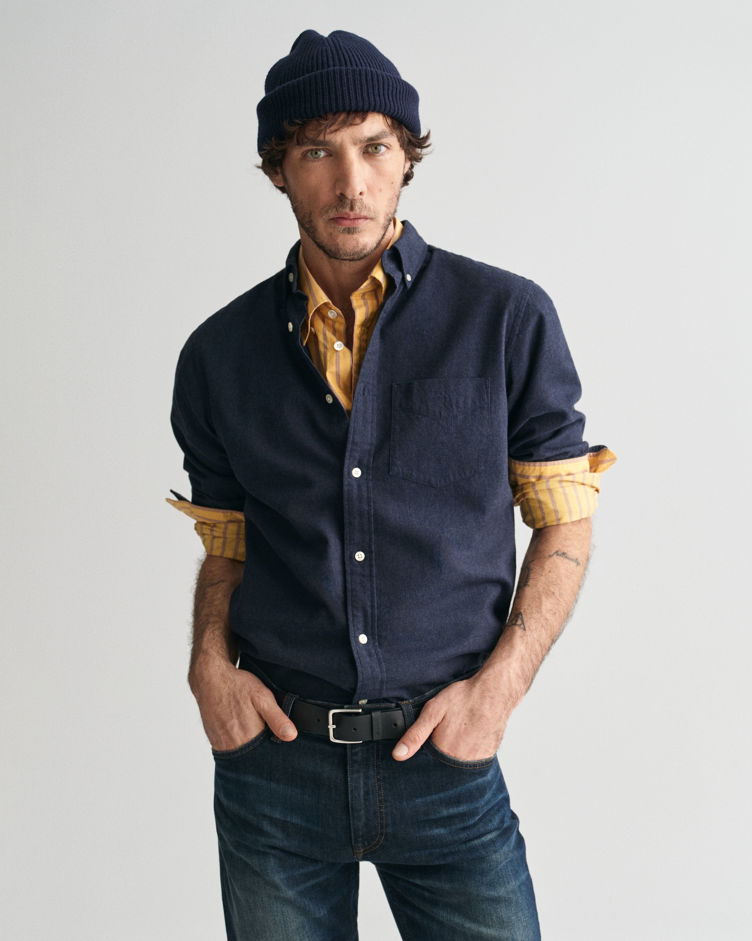 Gant Langarmhemd »REG FLANNEL MELANGE SHIRT«