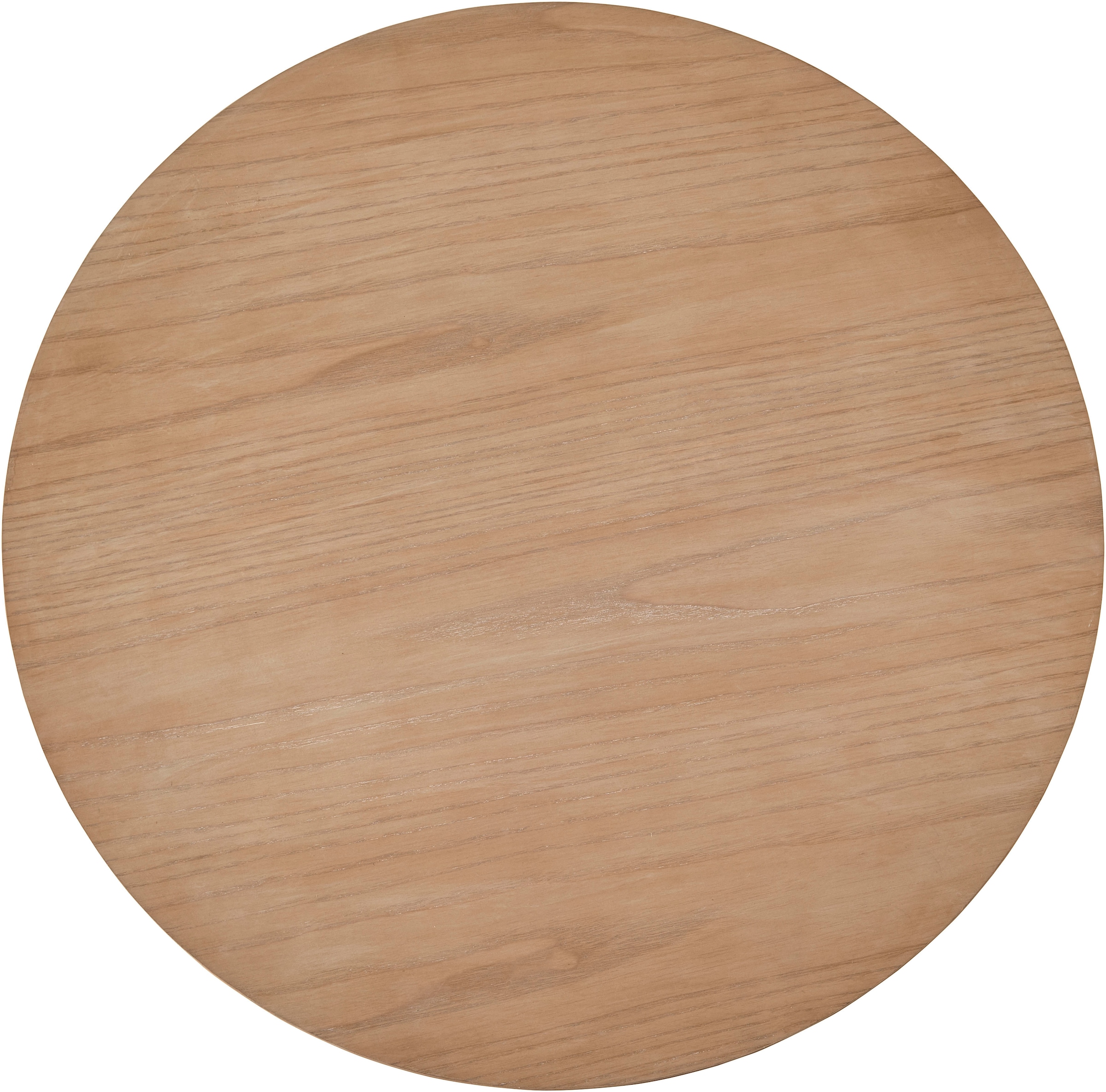 s.Oliver Beistelltisch »Hemmon« mit massivem Eschenfuß, edler Echtholzplatte, Durchmesser 50 cm