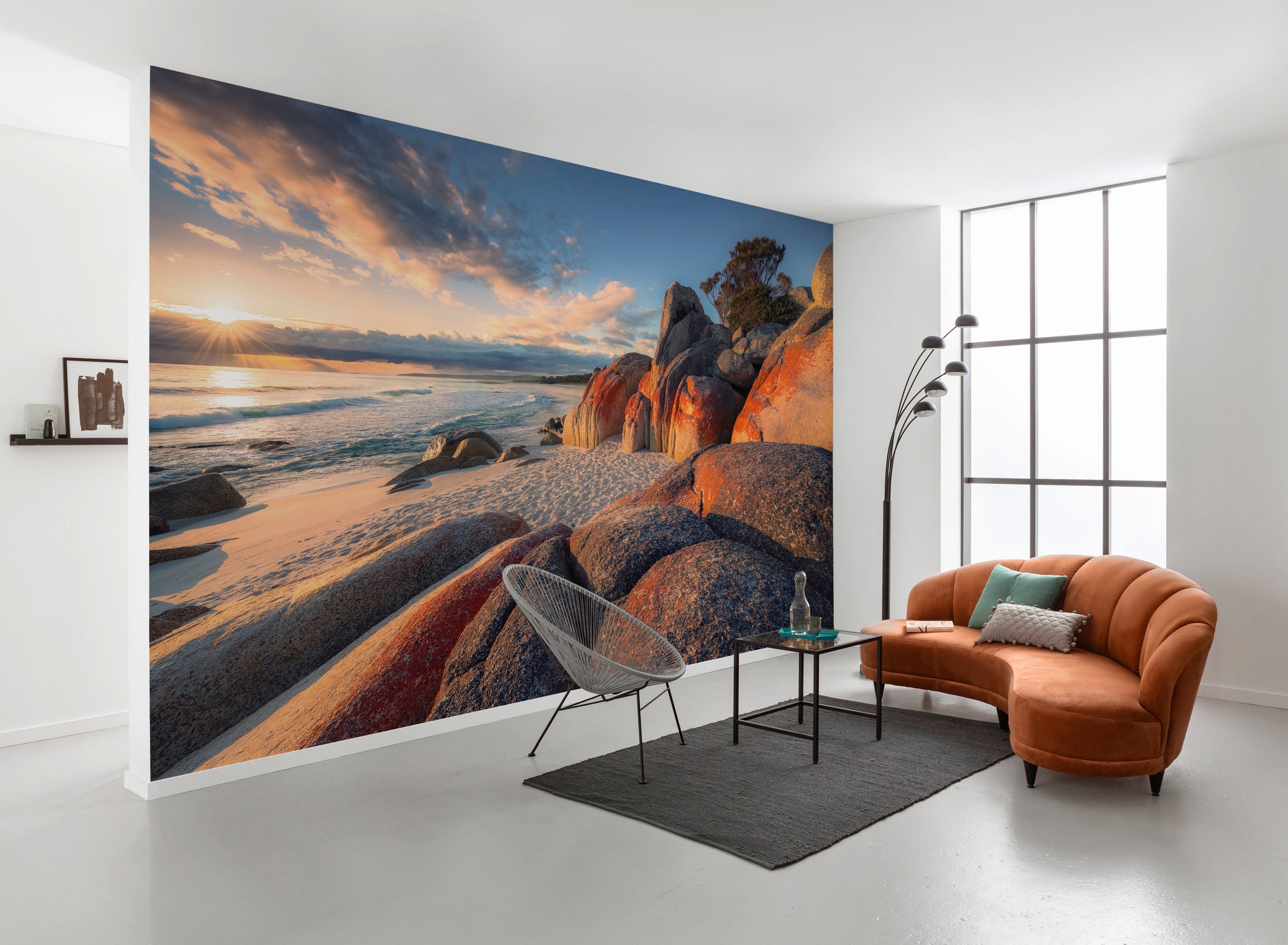 Komar Fototapete »Bay of Fires«, mehrfarbig-natürlich-bedruckt, 400x280 cm  (Breite x Höhe), Wohnzimmer, Schlafzimmer online kaufen | mit 3 Jahren XXL  Garantie