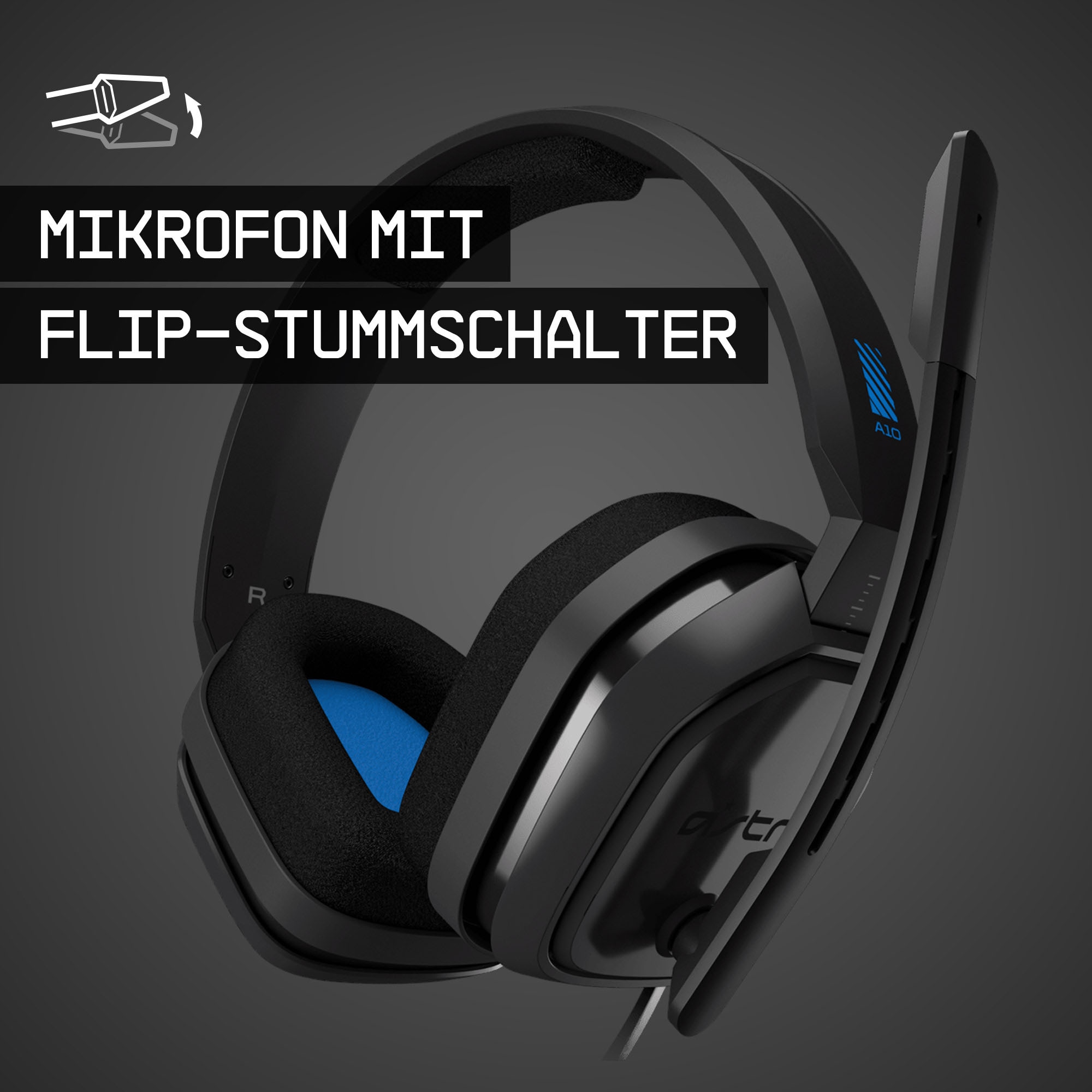 ASTRO Gaming-Headset »Gaming A10«, PC PS4, mit Dolby 3 | XXL UNIVERSAL XBOX, Garantie Kabel, Jahre ➥ PS5, ATMOS