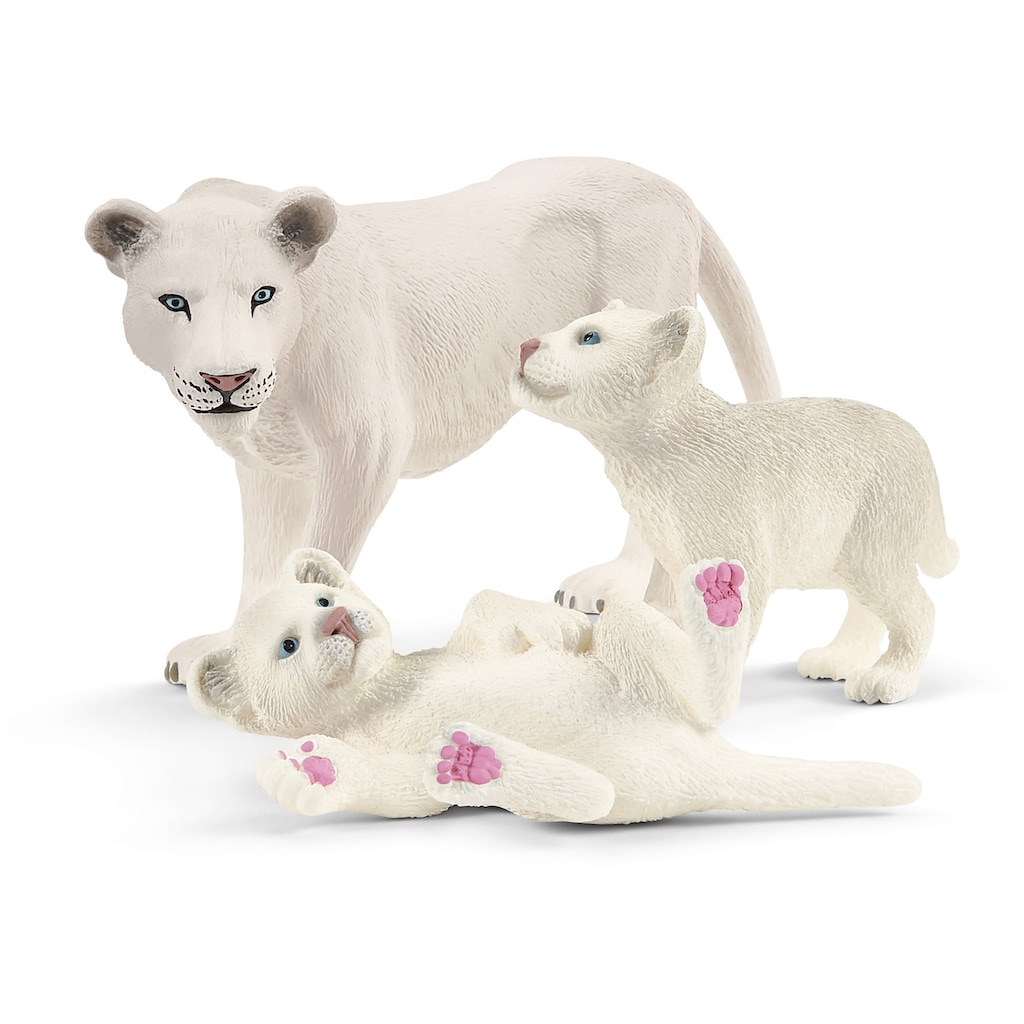 Schleich® Spielfigur »WILD LIFE, Löwenmutter mit Babys (42505)«, Made in Europe